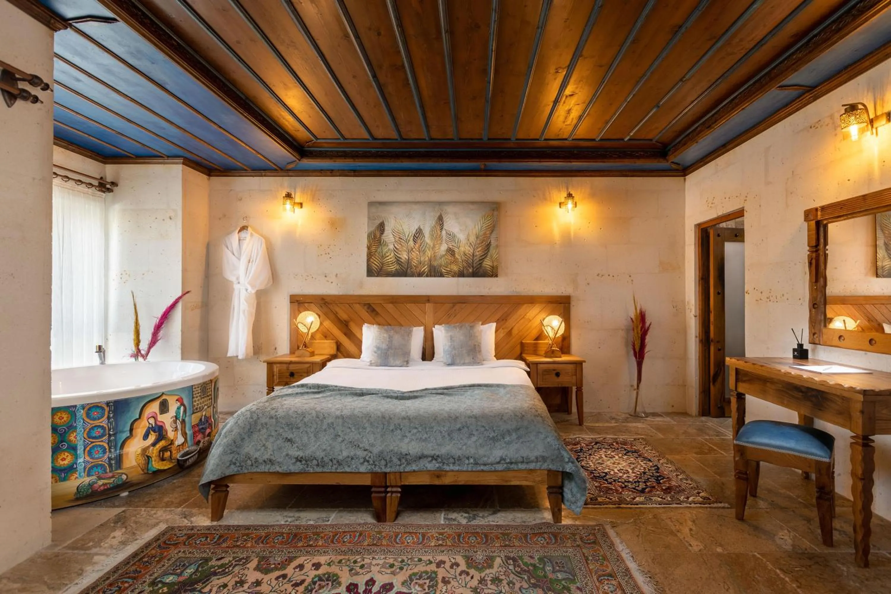 Photo of the whole room, Bed in Cappadocia Acer Cave Hotel