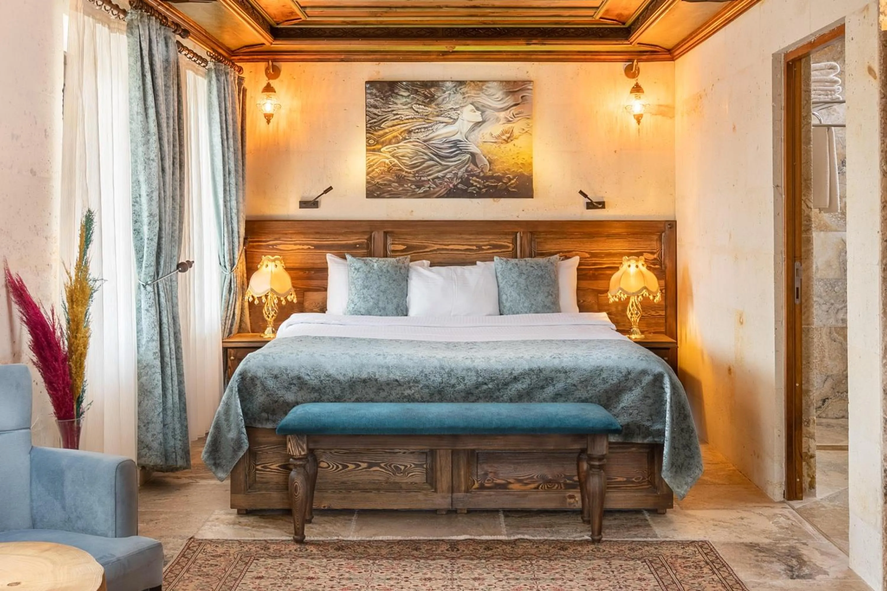 Photo of the whole room, Bed in Cappadocia Acer Cave Hotel