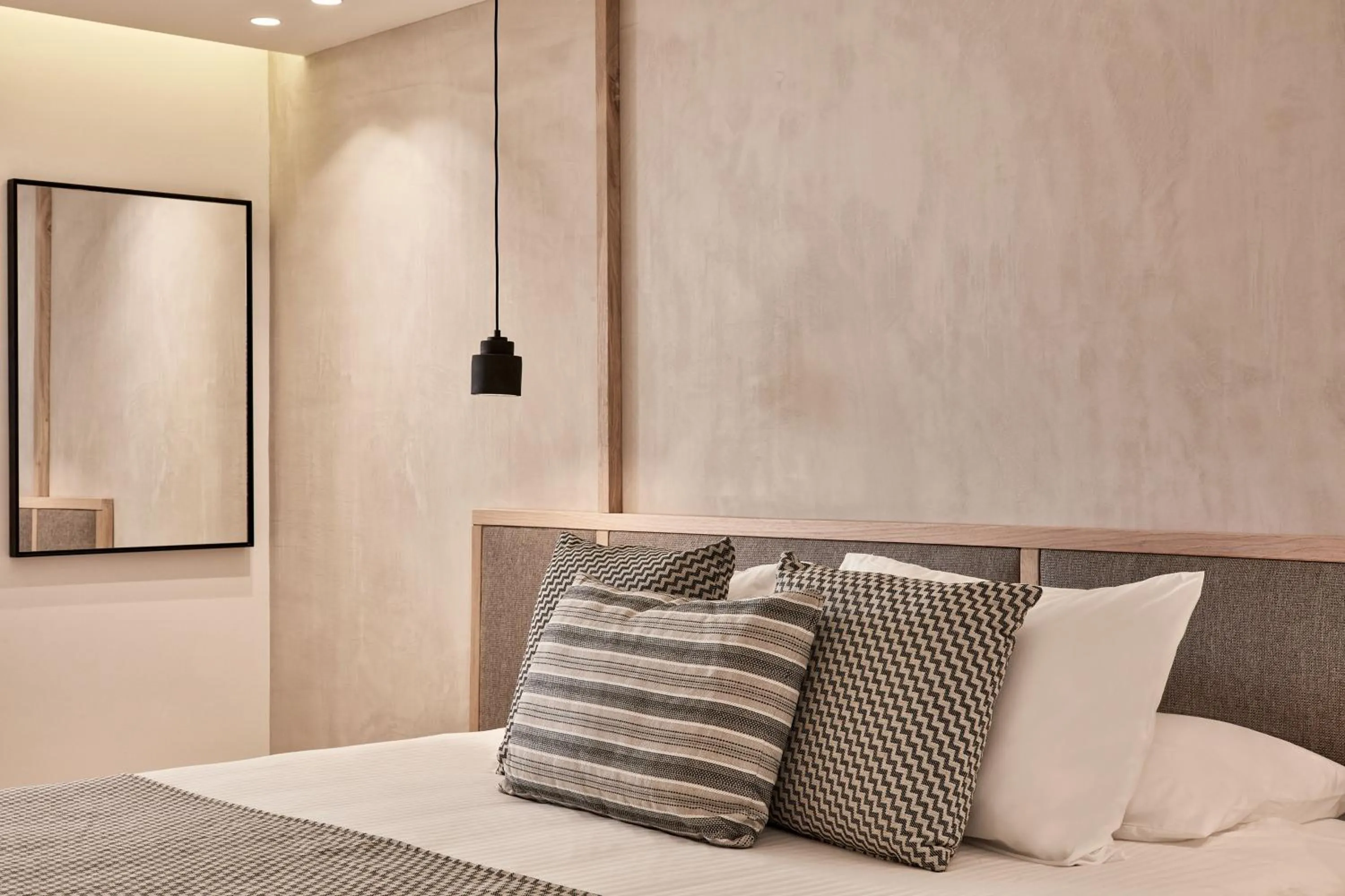 Bed in Atlantica Marmari Palace