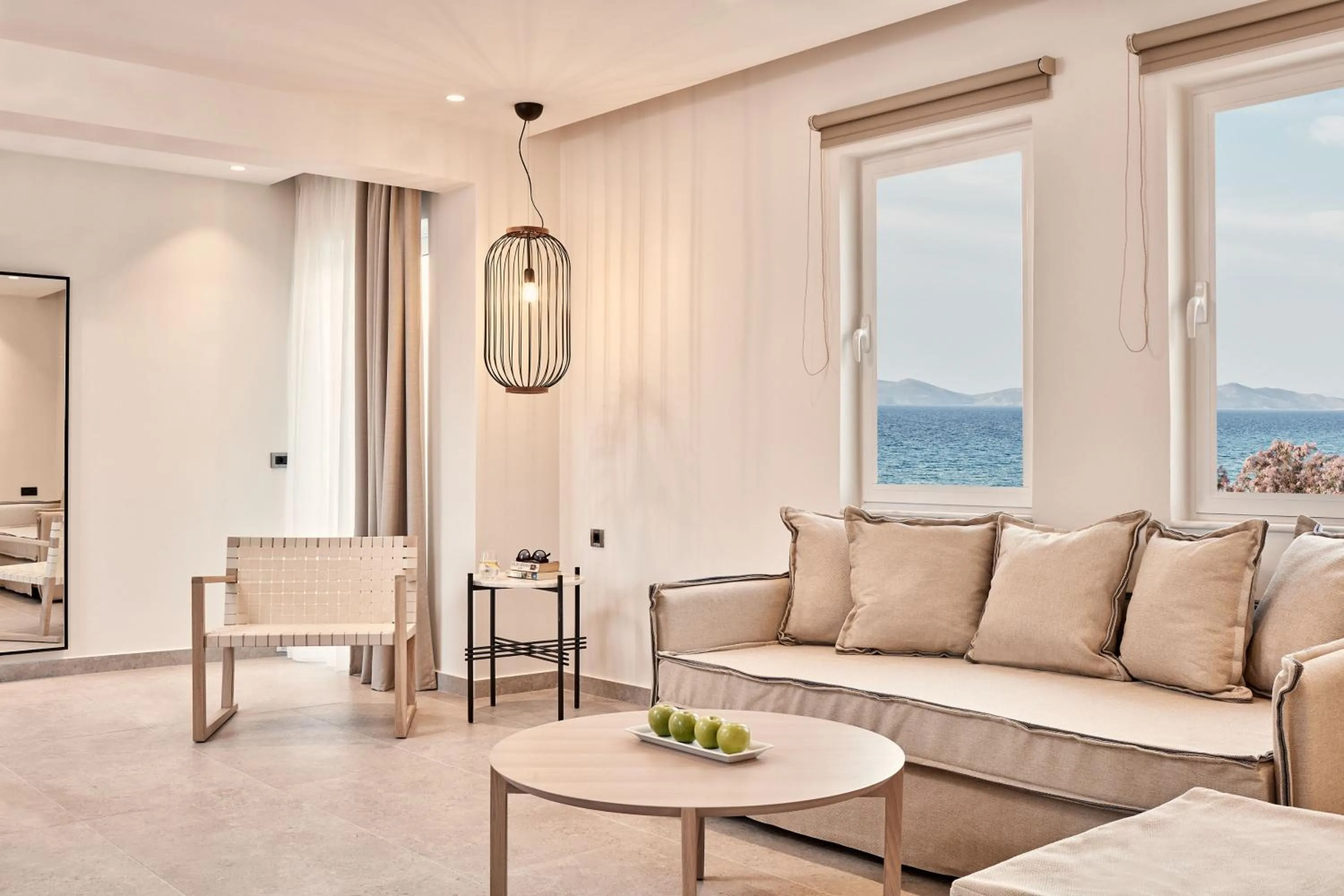 Living room in Atlantica Marmari Palace