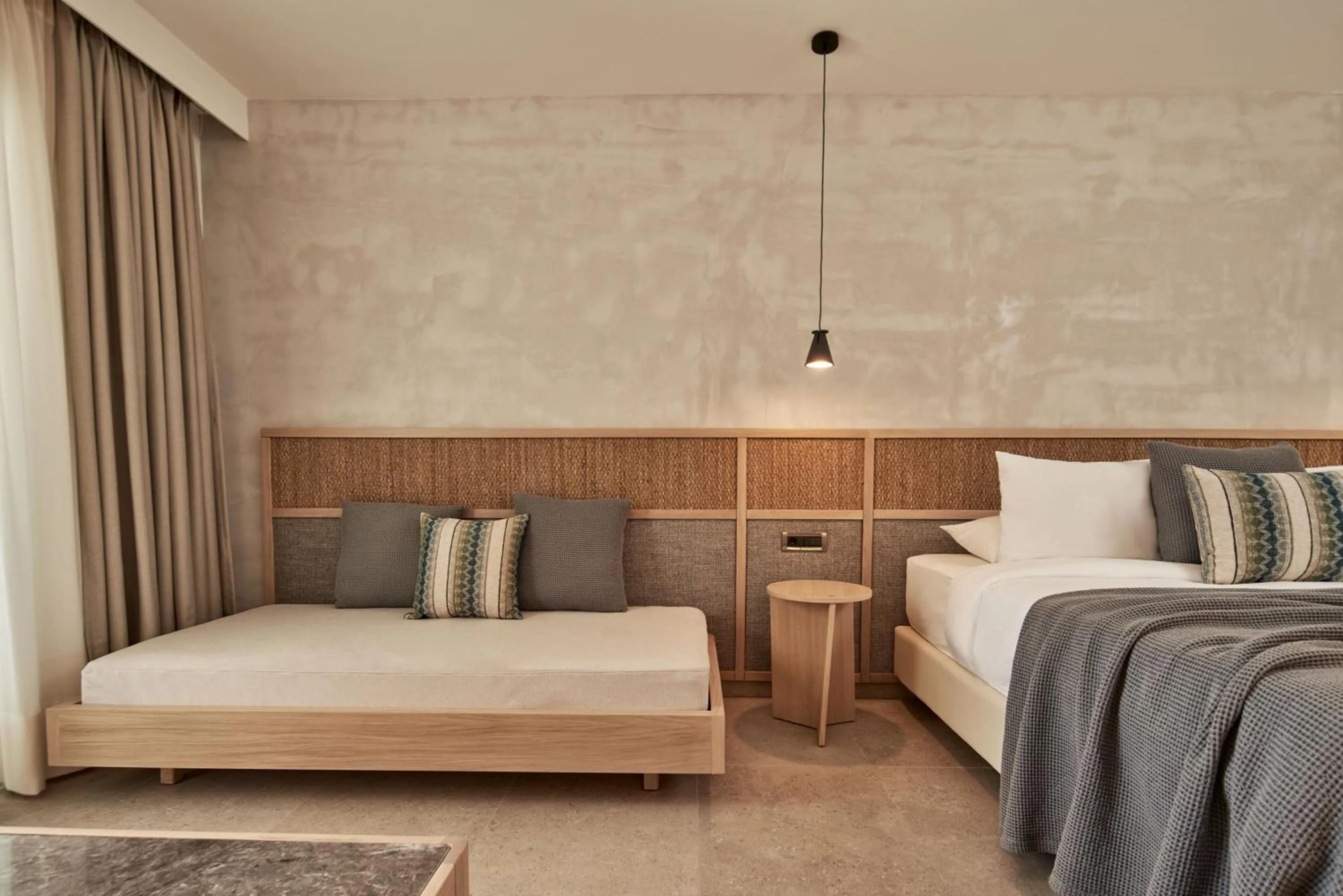 Bed in Atlantica Marmari Palace