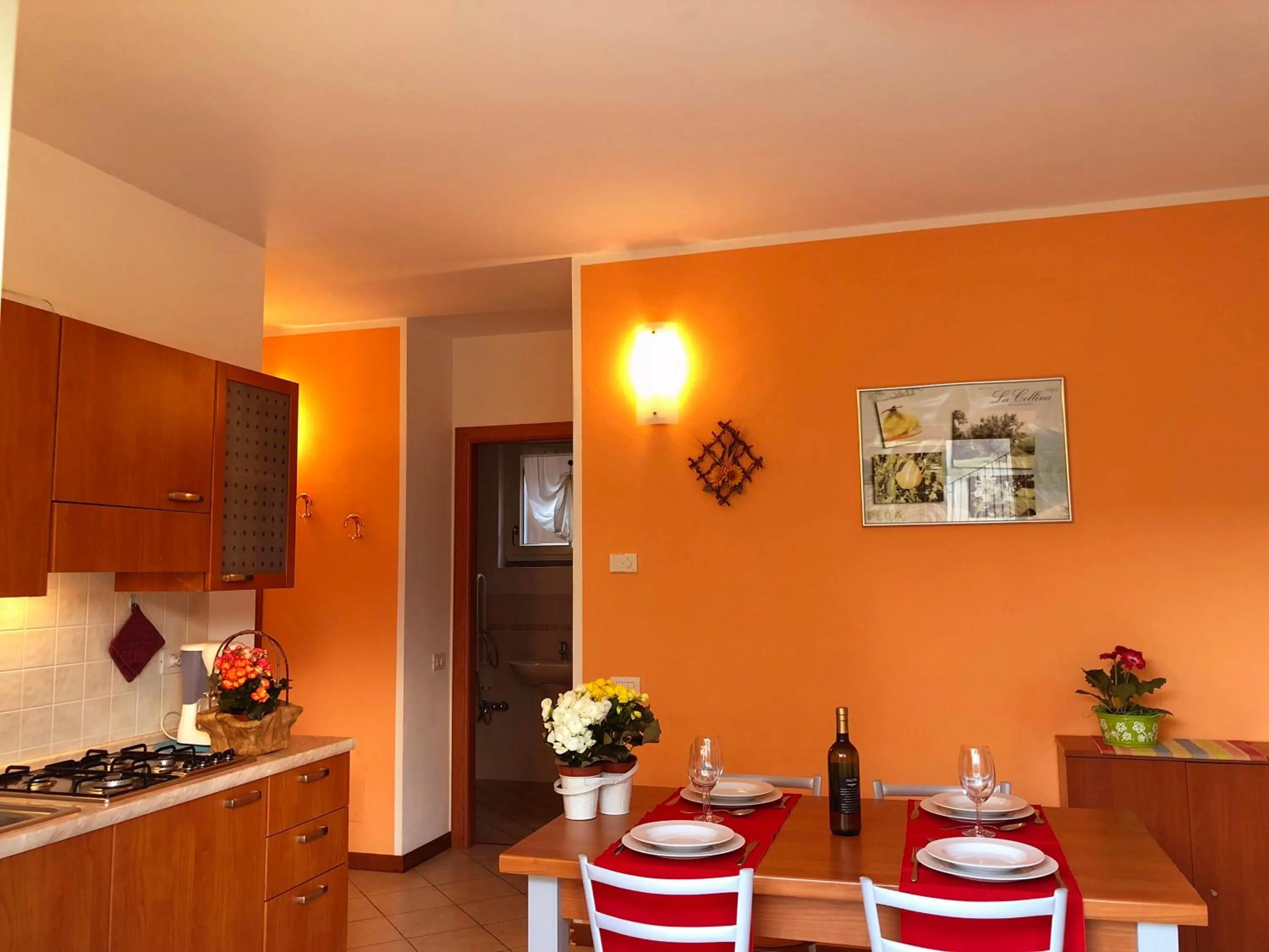 Kitchen or kitchenette in Residence La Collina