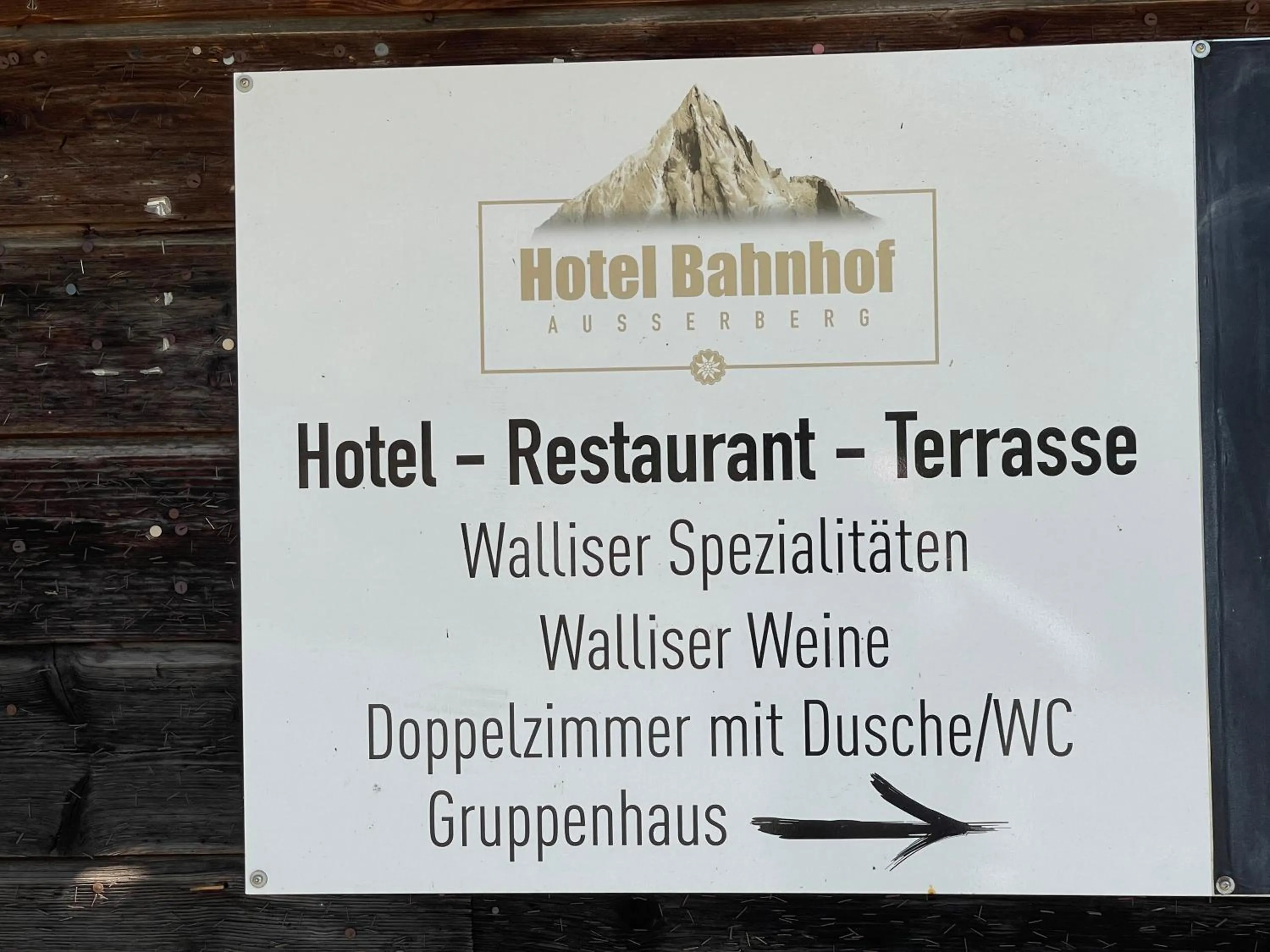 VISP erblick H O T E L AUSSERBERG Early & Late Check-in