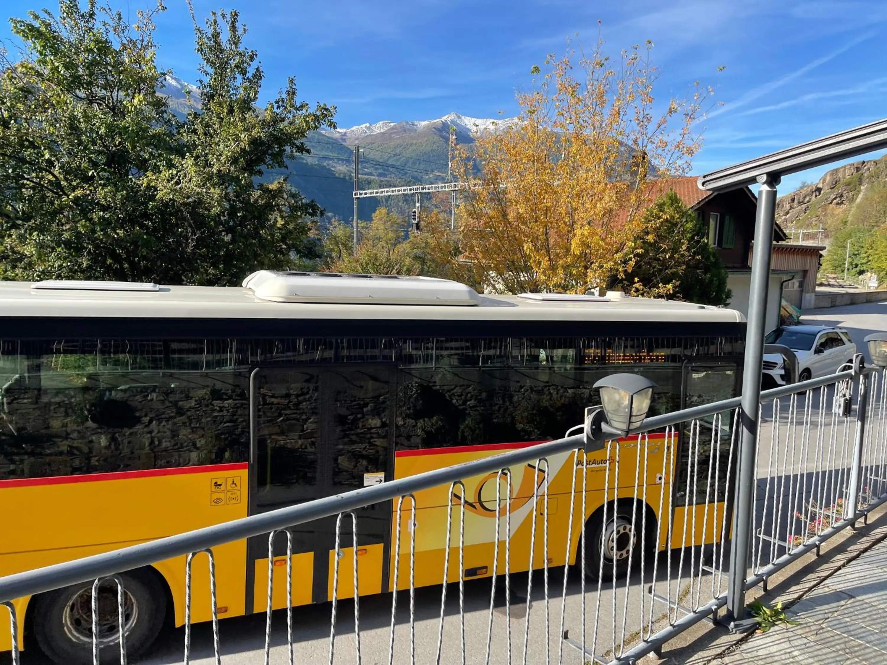 Balcony/Terrace in VISP erblick H O T E L AUSSERBERG Early & Late Check-in