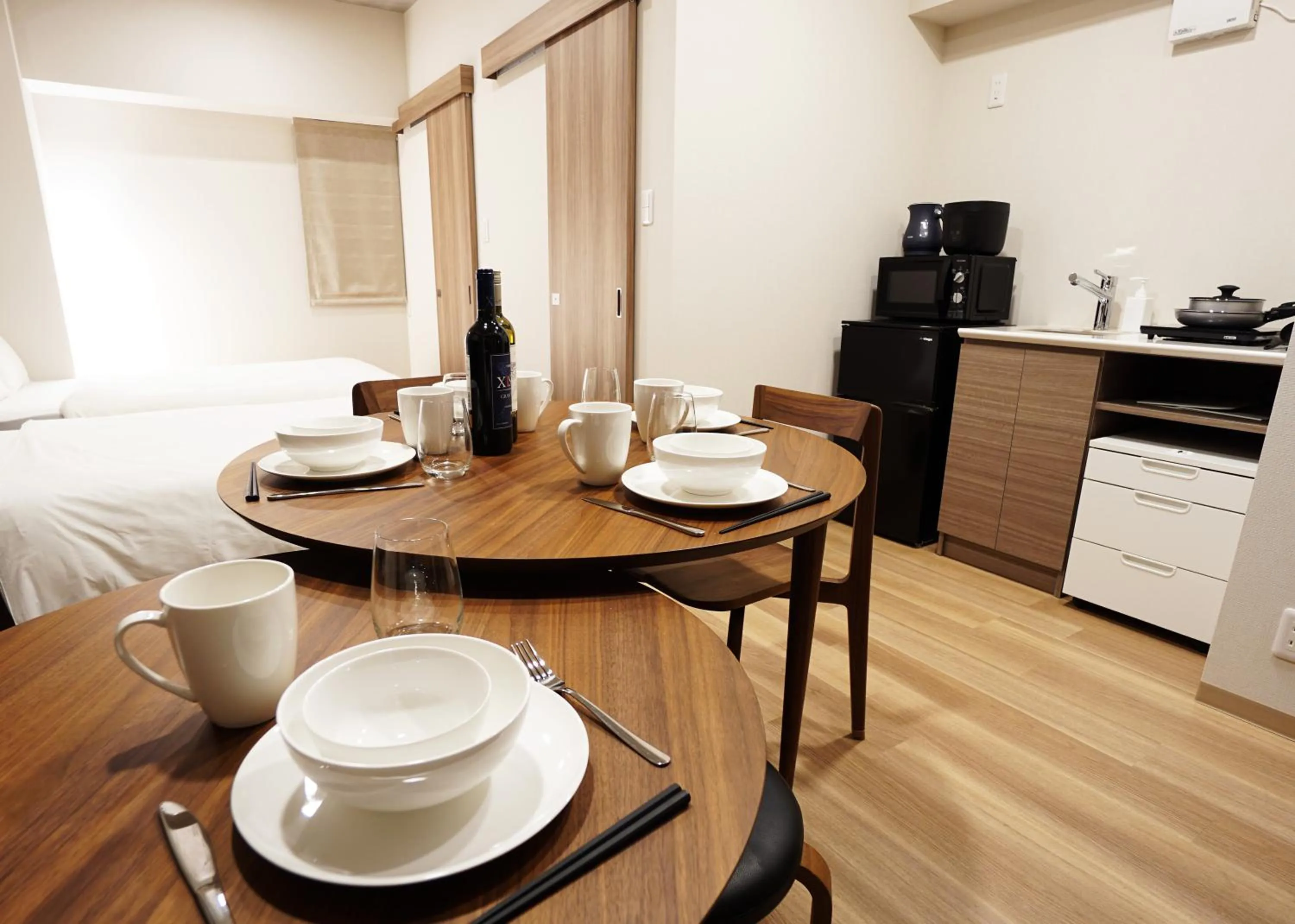 Kitchen or kitchenette in Prime Suites Tokyo