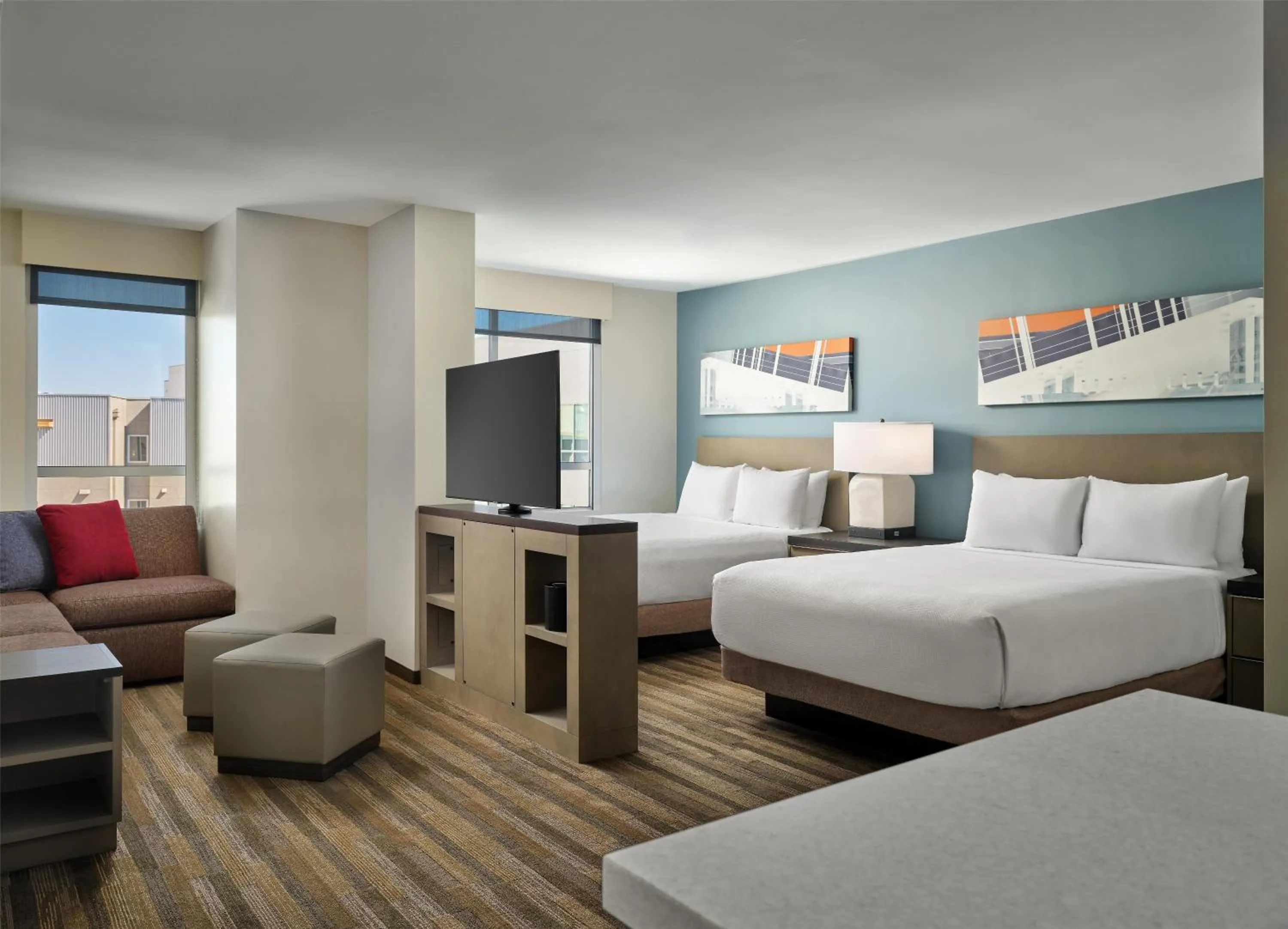 Bedroom, Bed in Hyatt House LA - University Medical Center