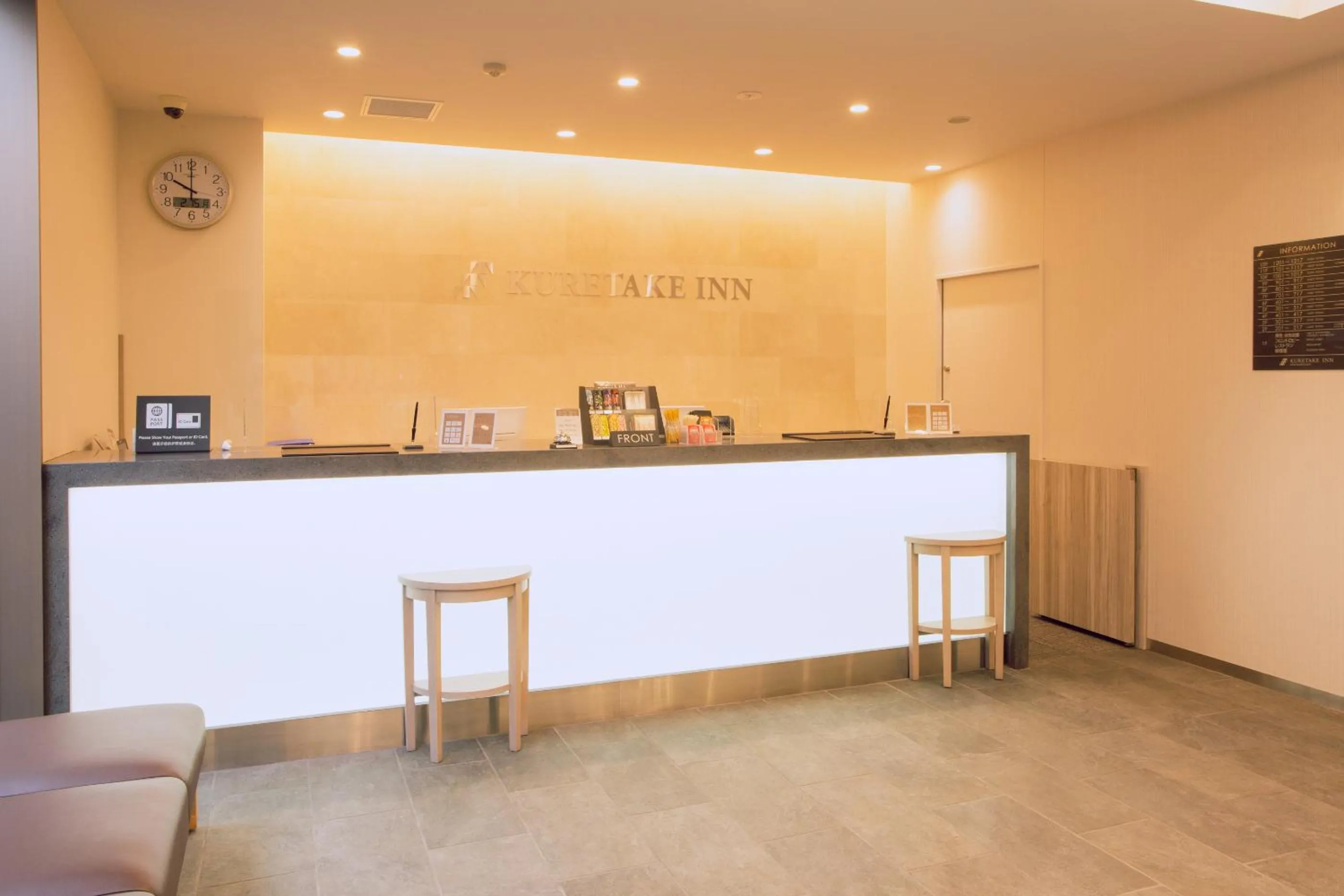Lobby or reception in Kuretake Inn Premium Meieki minami
