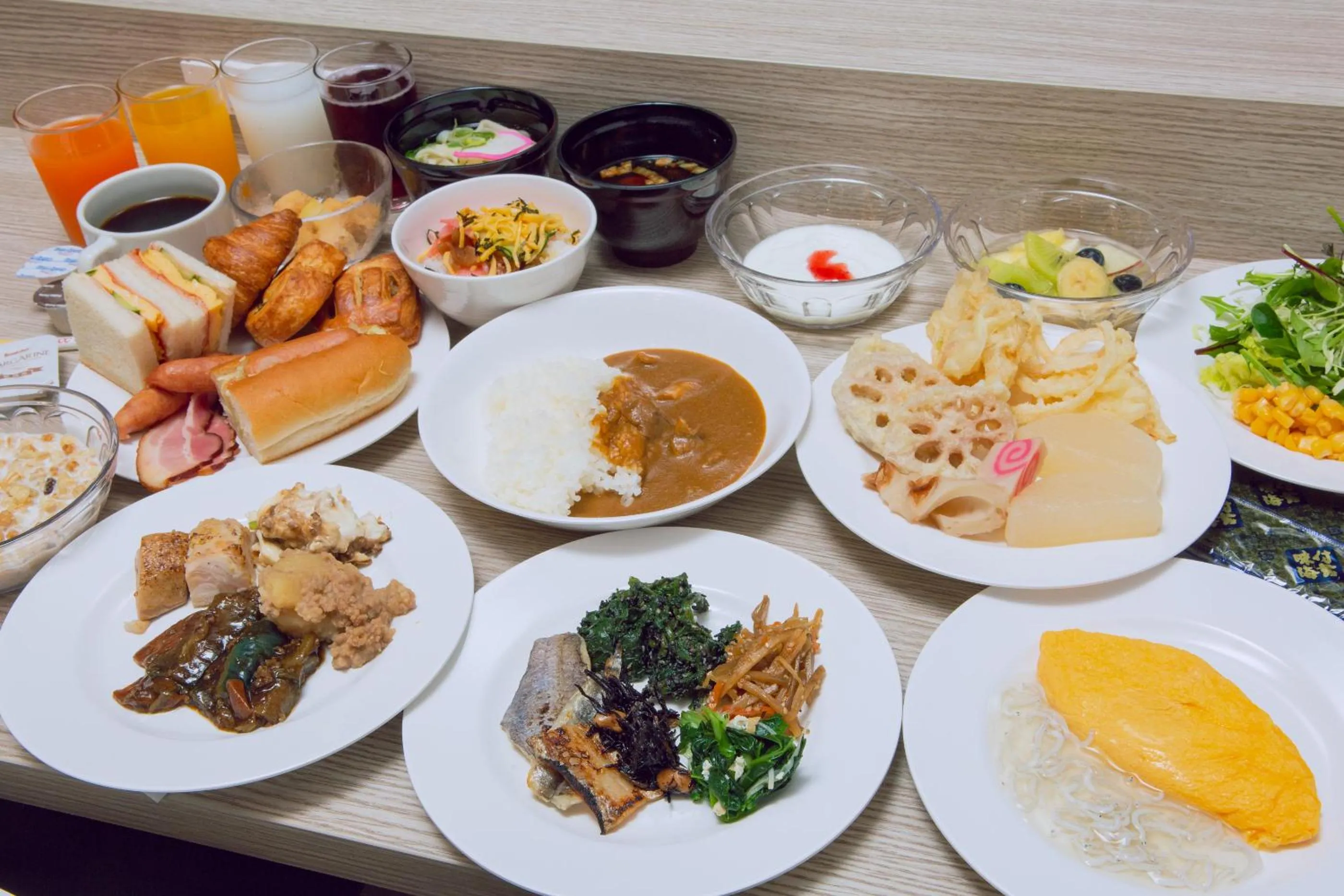 Breakfast in Kuretake Inn Premium Meieki minami