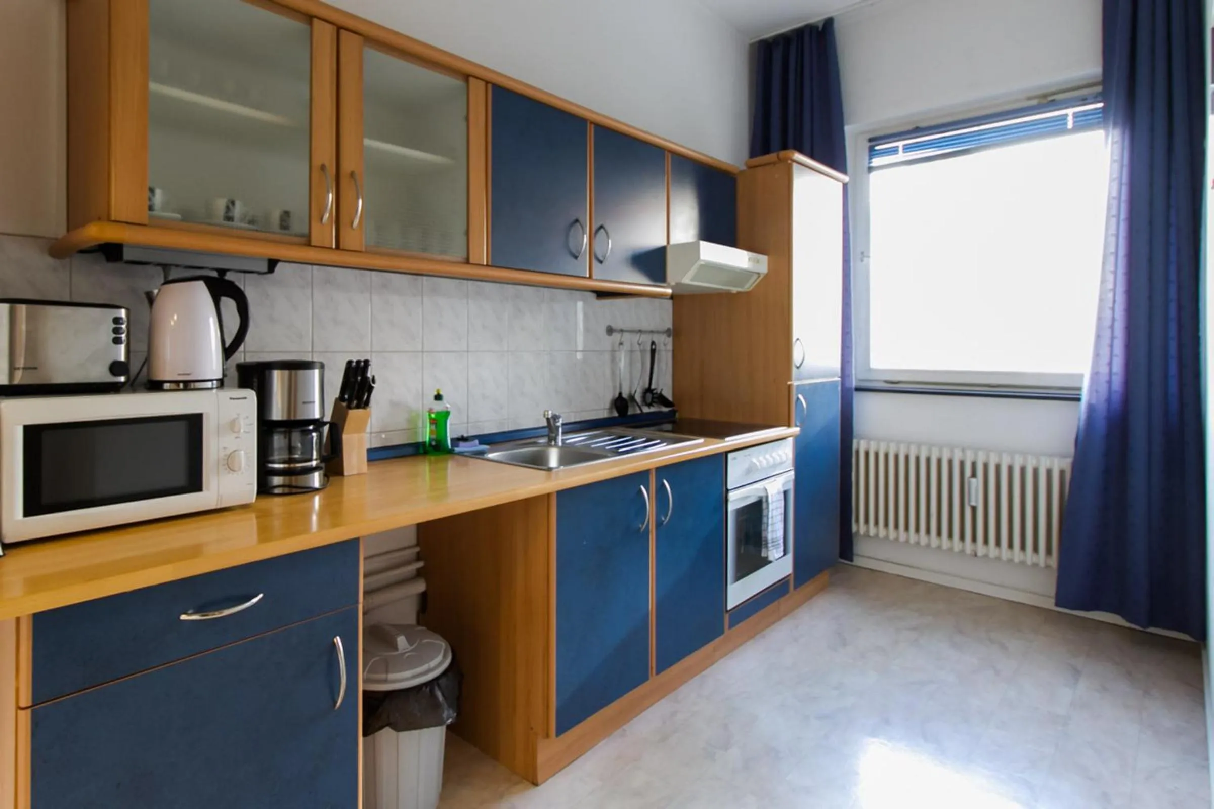Kitchen or kitchenette in Aparthotel VEGA