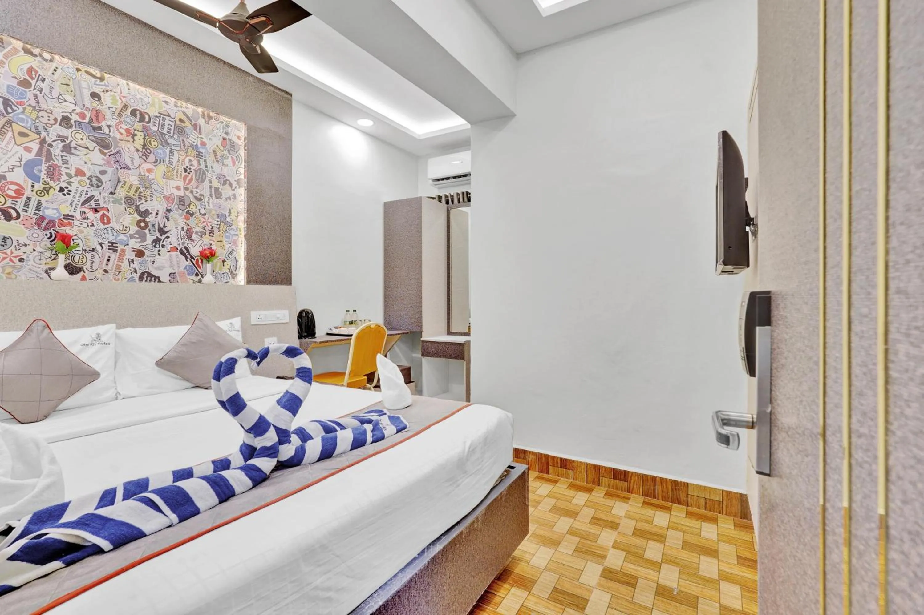 View (from property/room), Bed in The K11 Hotels - T Nagar