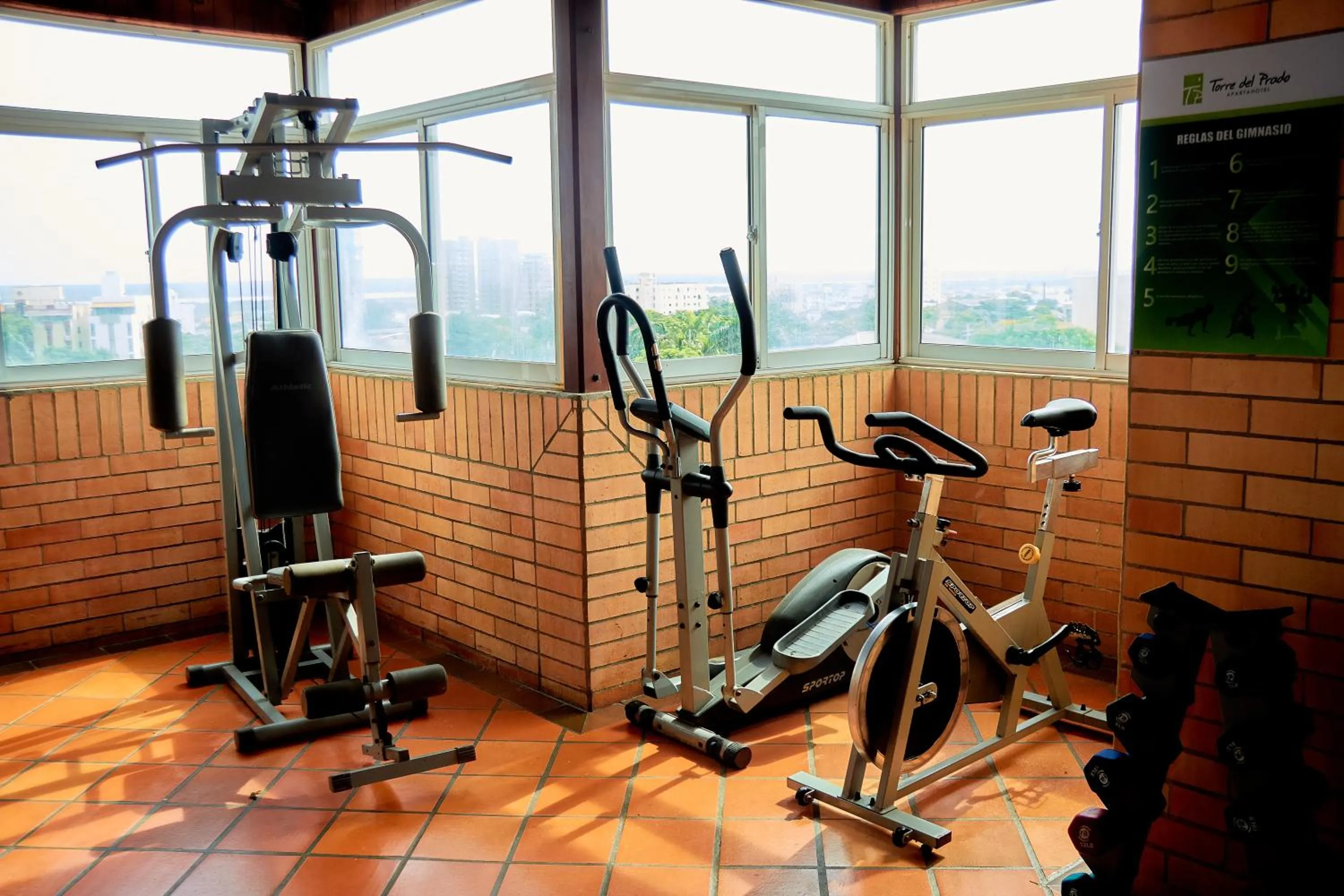 Fitness centre/facilities in Hotel Torre del Prado