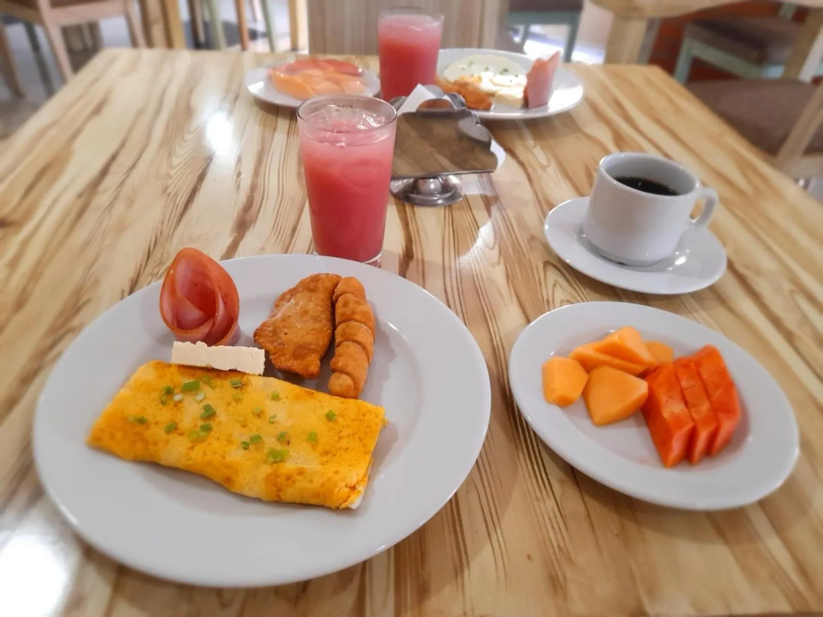 Breakfast in Hotel Torre del Prado