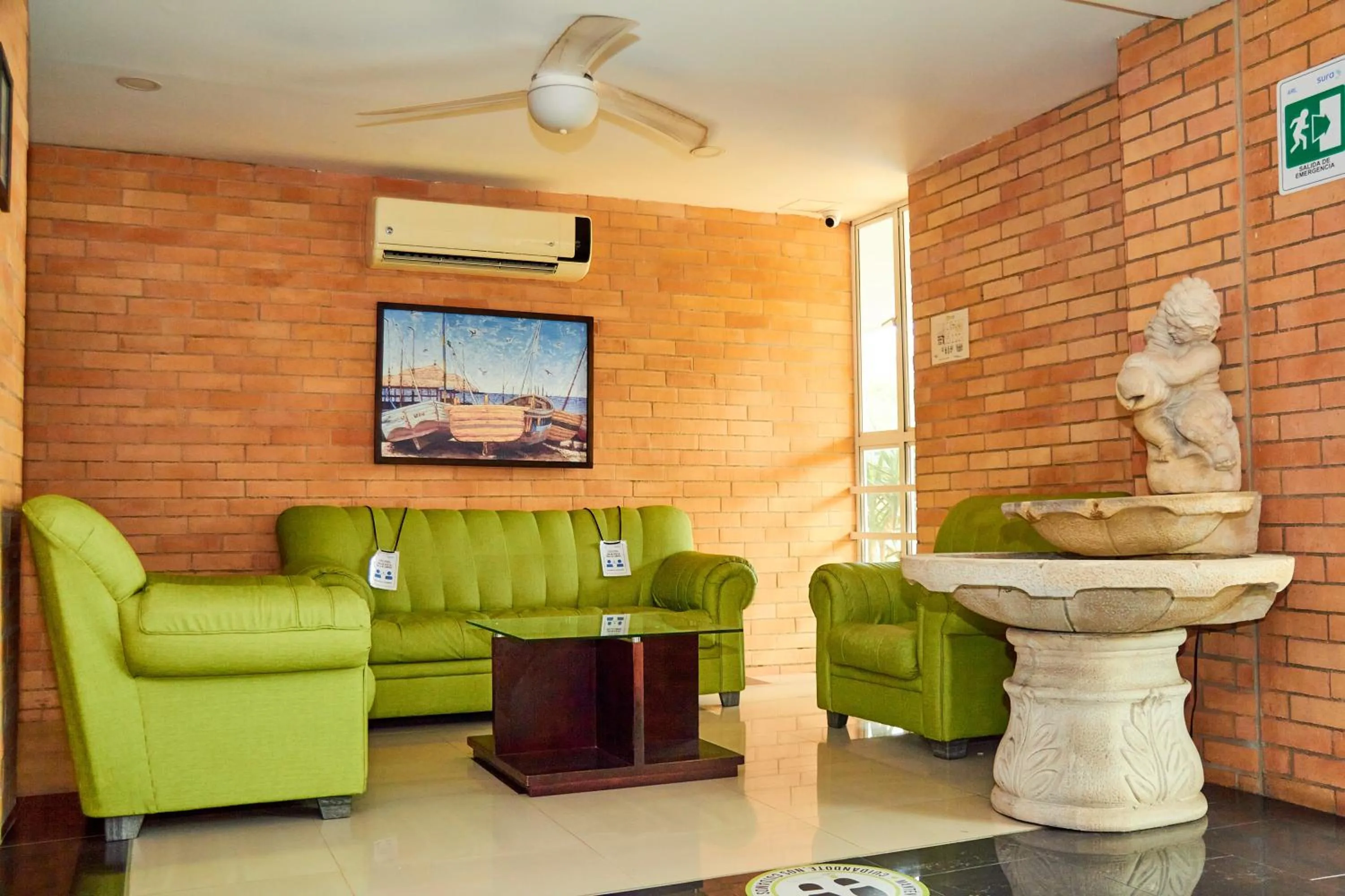 Lobby or reception in Hotel Torre del Prado