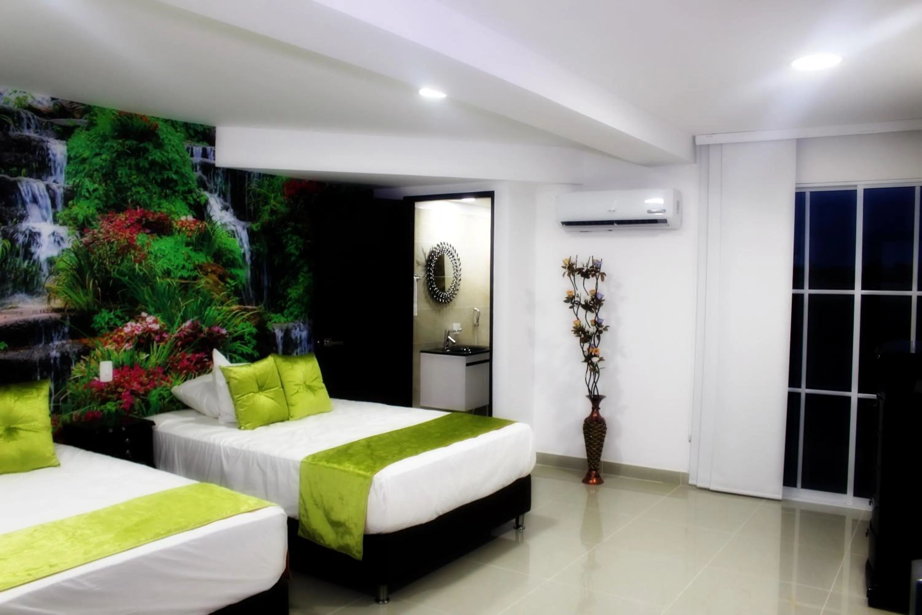 Bed in Hotel Jardines del Caney