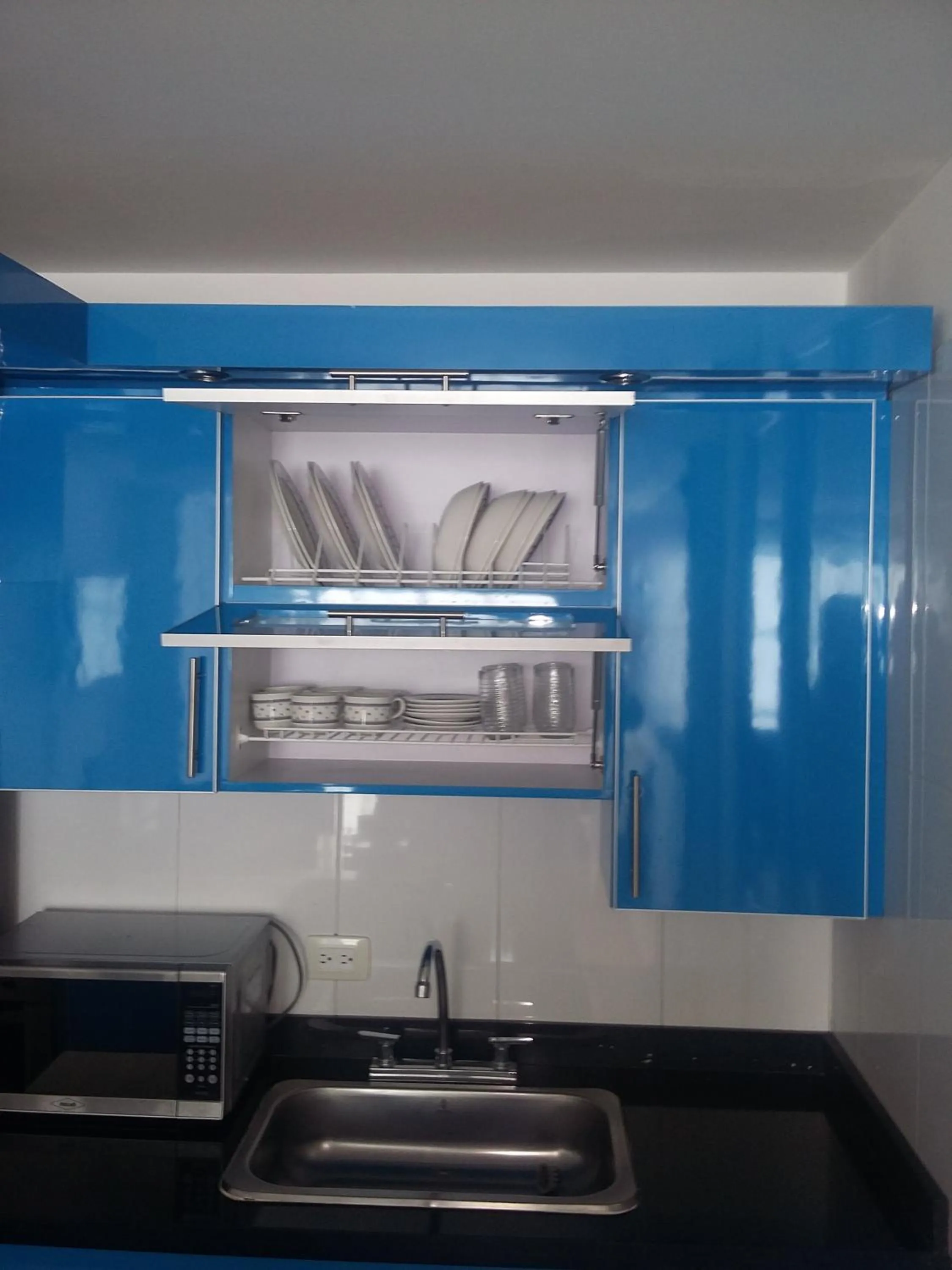 Kitchen or kitchenette in Hotel Jardines del Caney