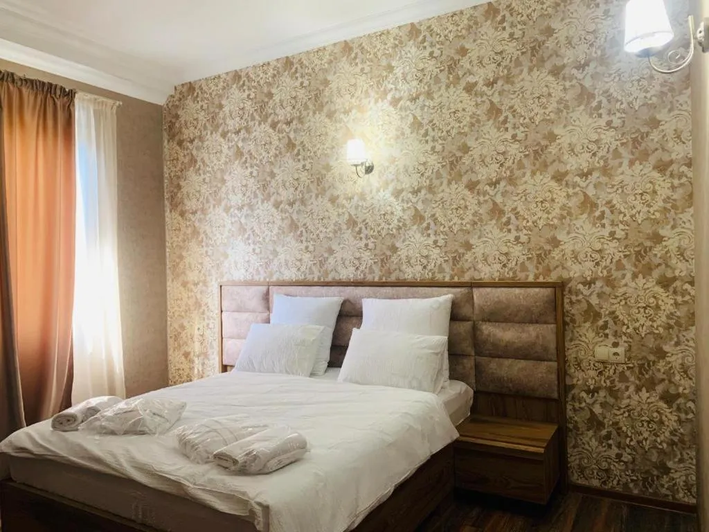 Bed in Wald Hotel Lagodekhi Rooms