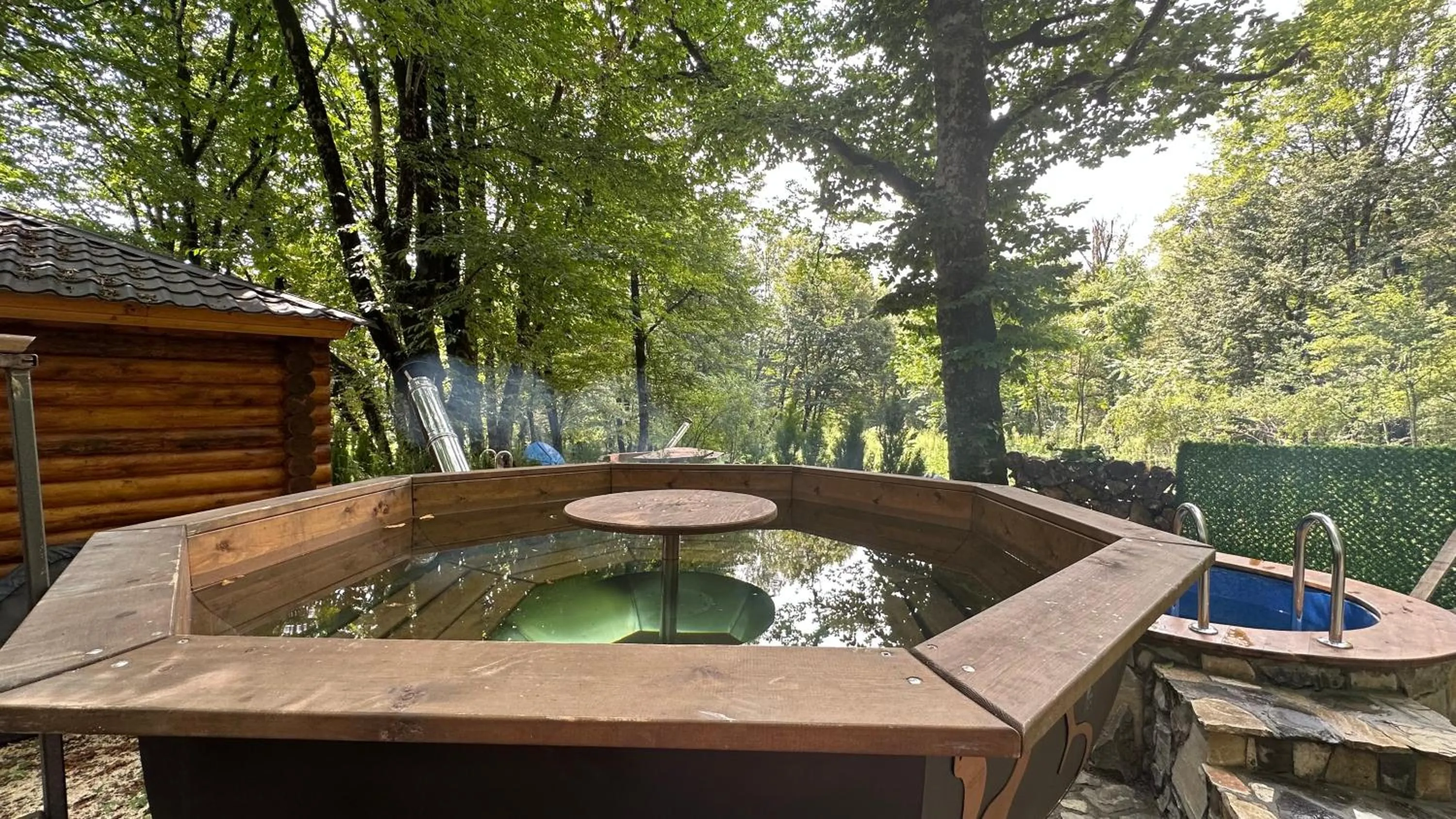 Sauna in Wald Hotel Lagodekhi Rooms