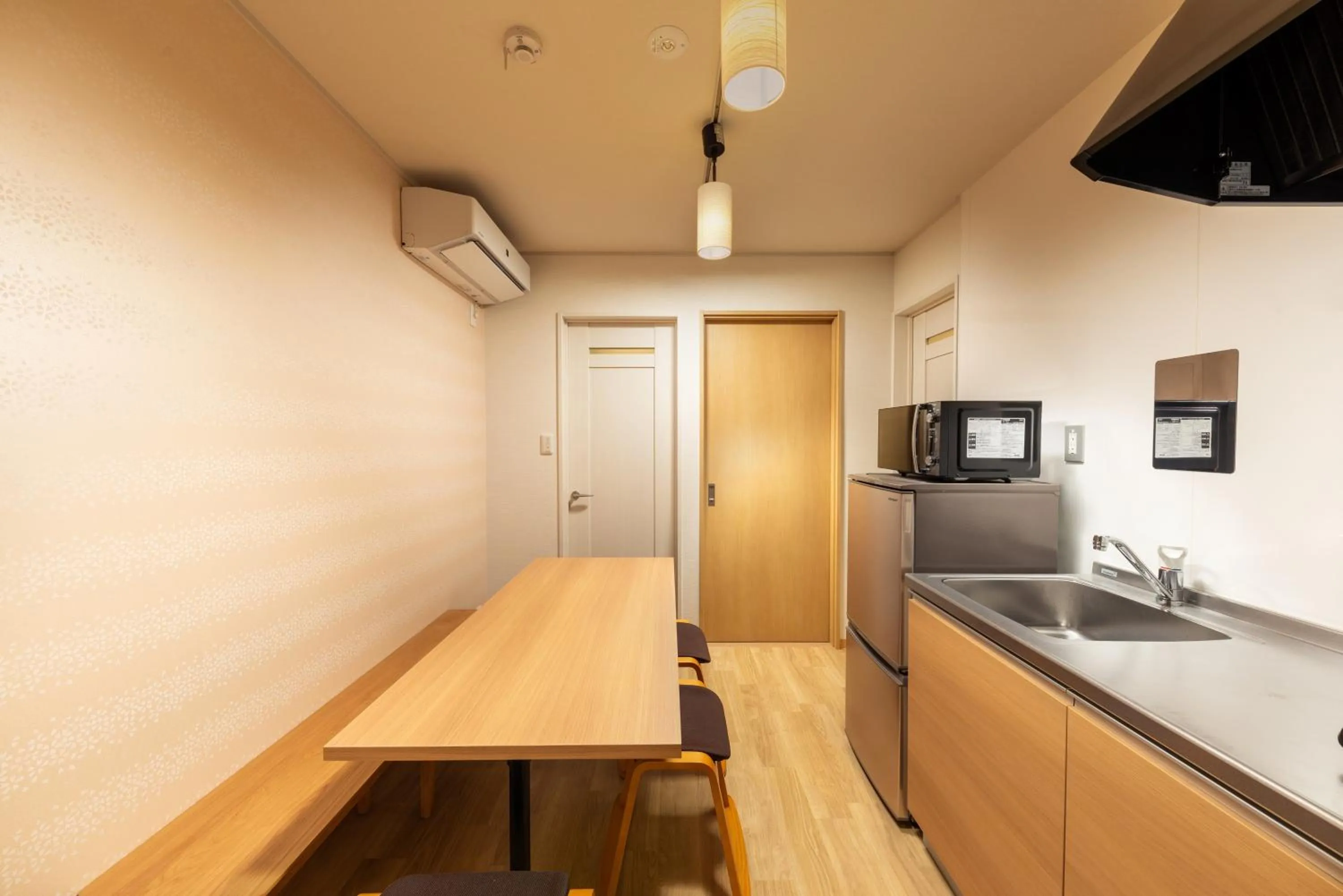Kitchen or kitchenette in Connect inn Kujo-Kawaramachi