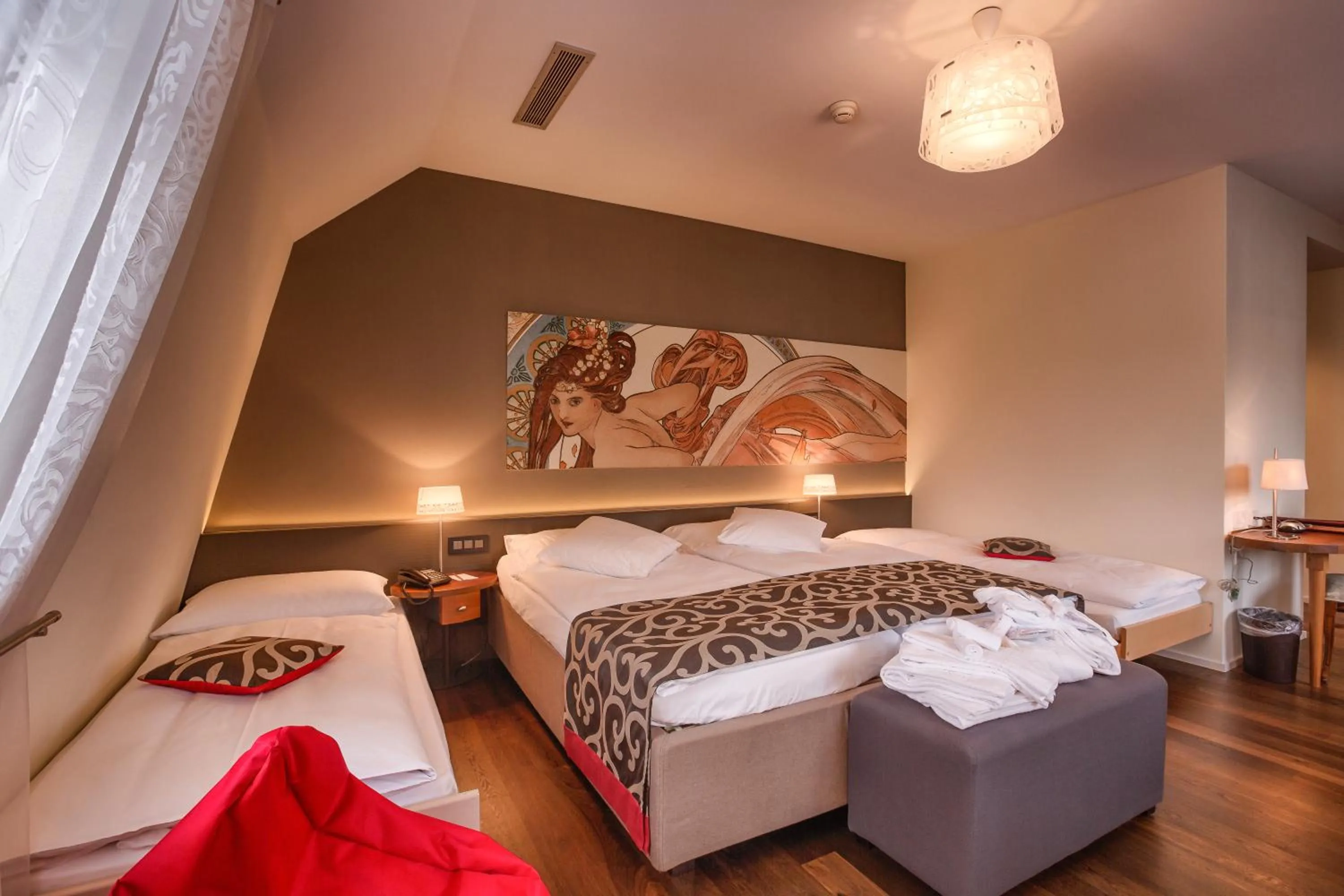 Bedroom, Bed in Belvédère Strandhotel