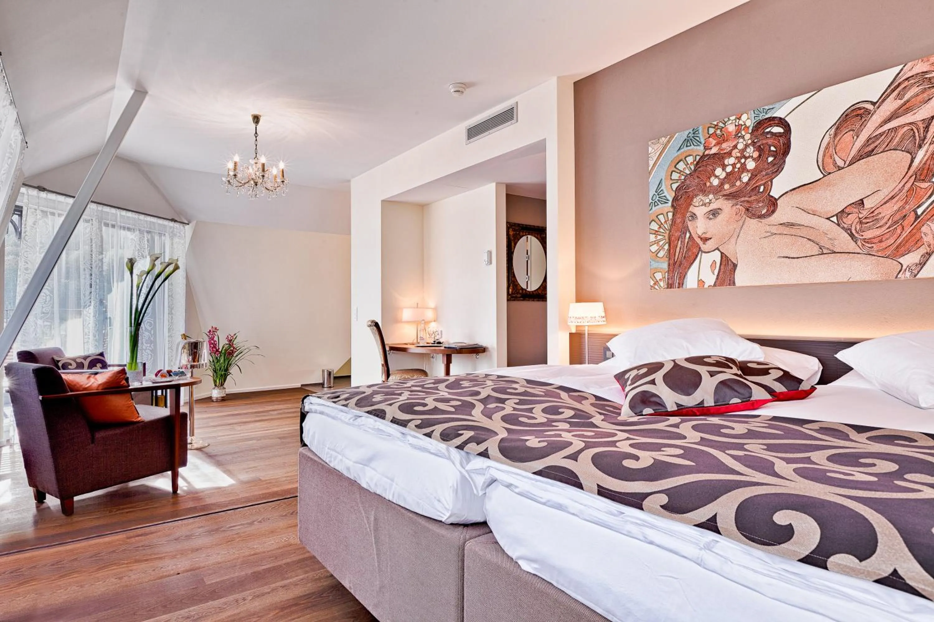 Bed in Belvédère Strandhotel