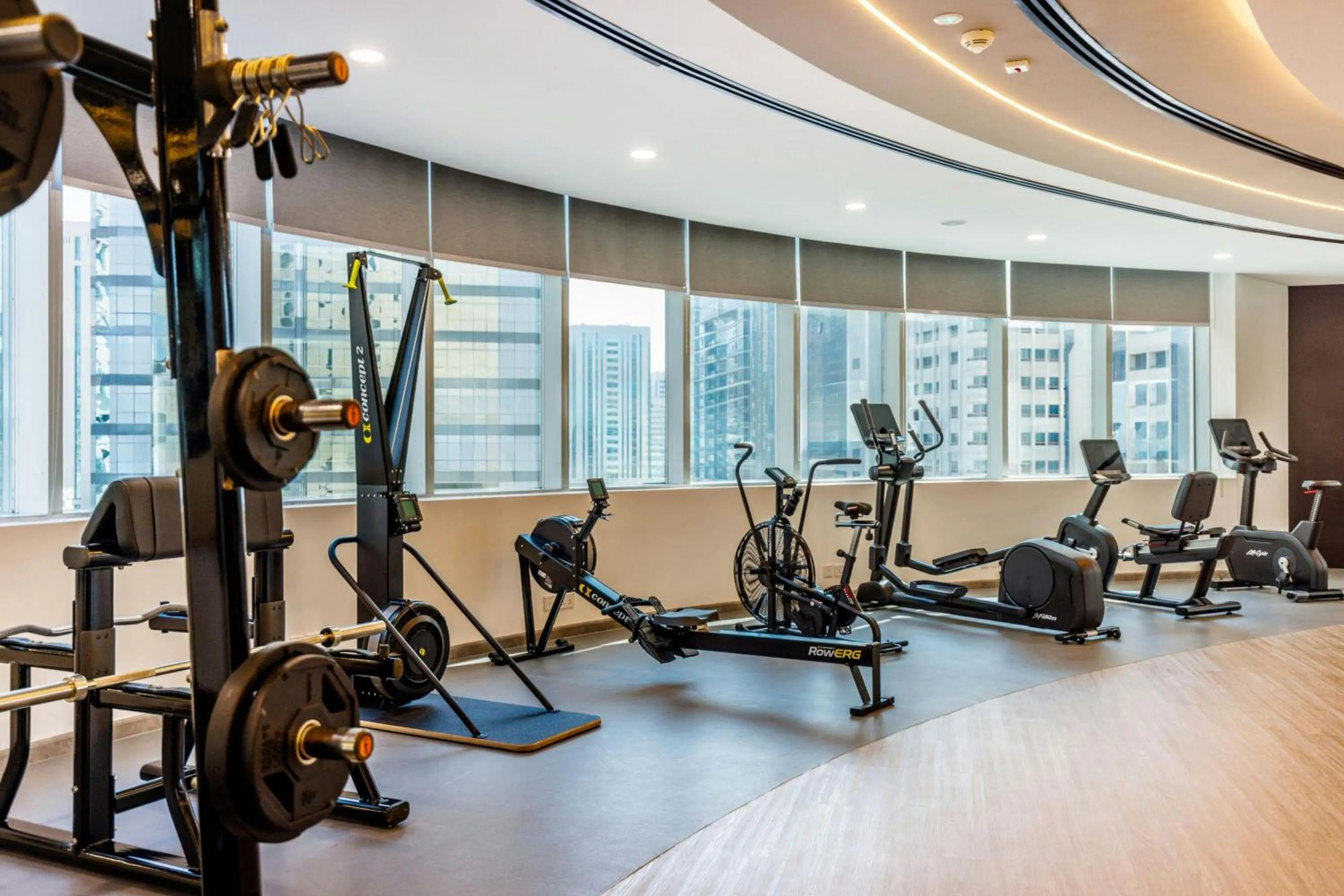 Fitness centre/facilities in Le Royal Meridien Abu Dhabi