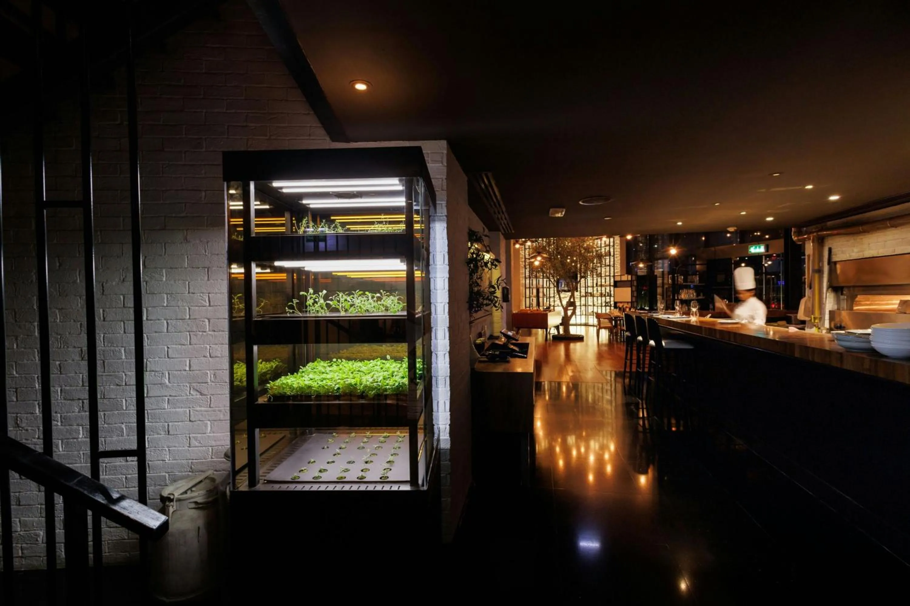 Kitchen or kitchenette in Le Royal Meridien Abu Dhabi