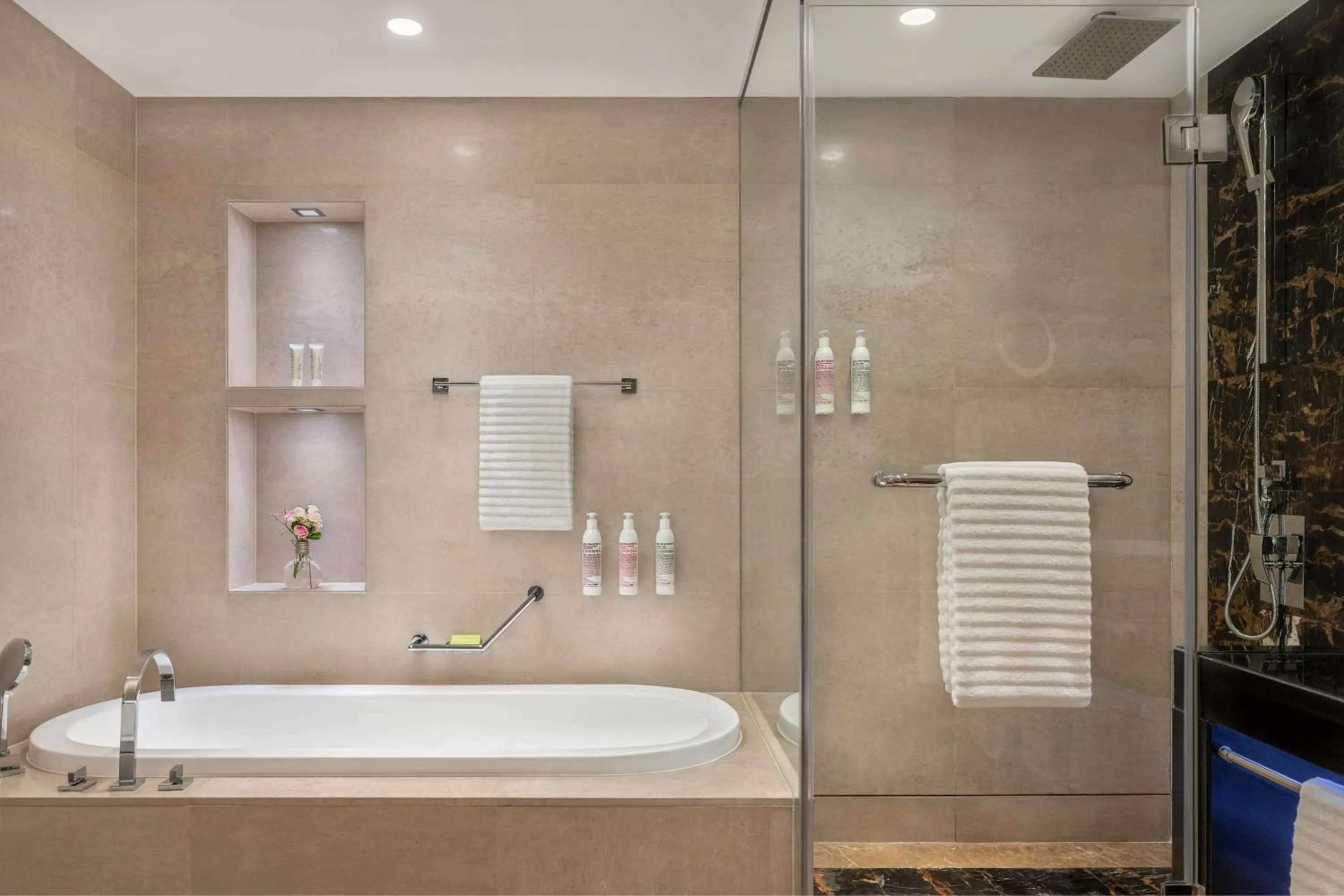 Bathroom in Le Royal Meridien Abu Dhabi