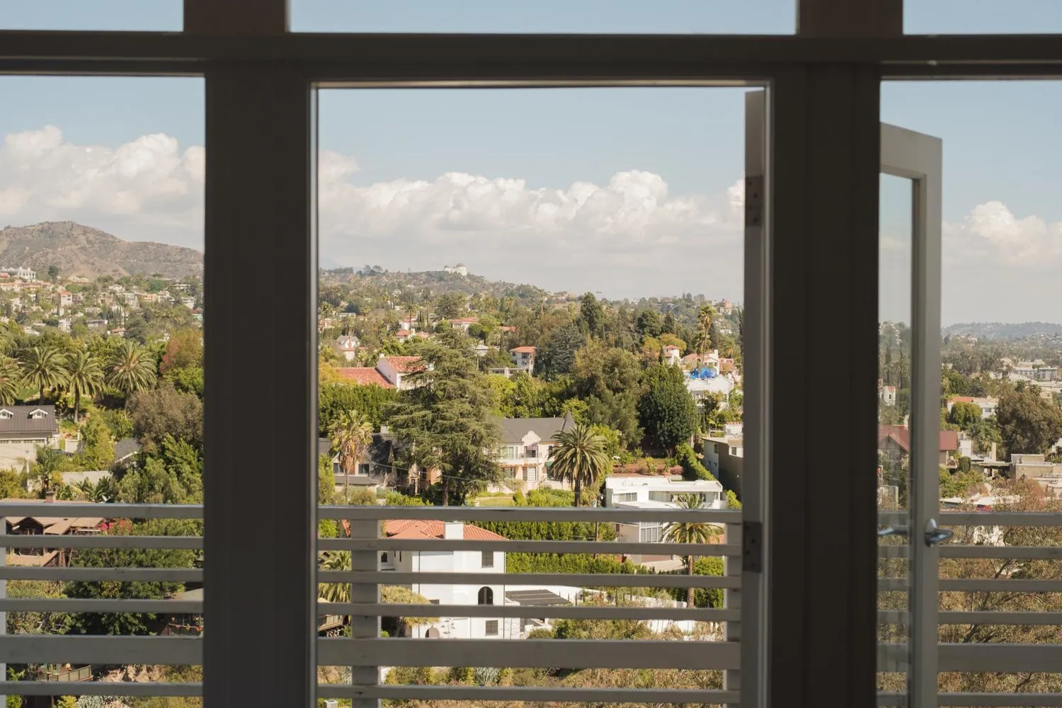 City view in Hollywood Hills Hotel