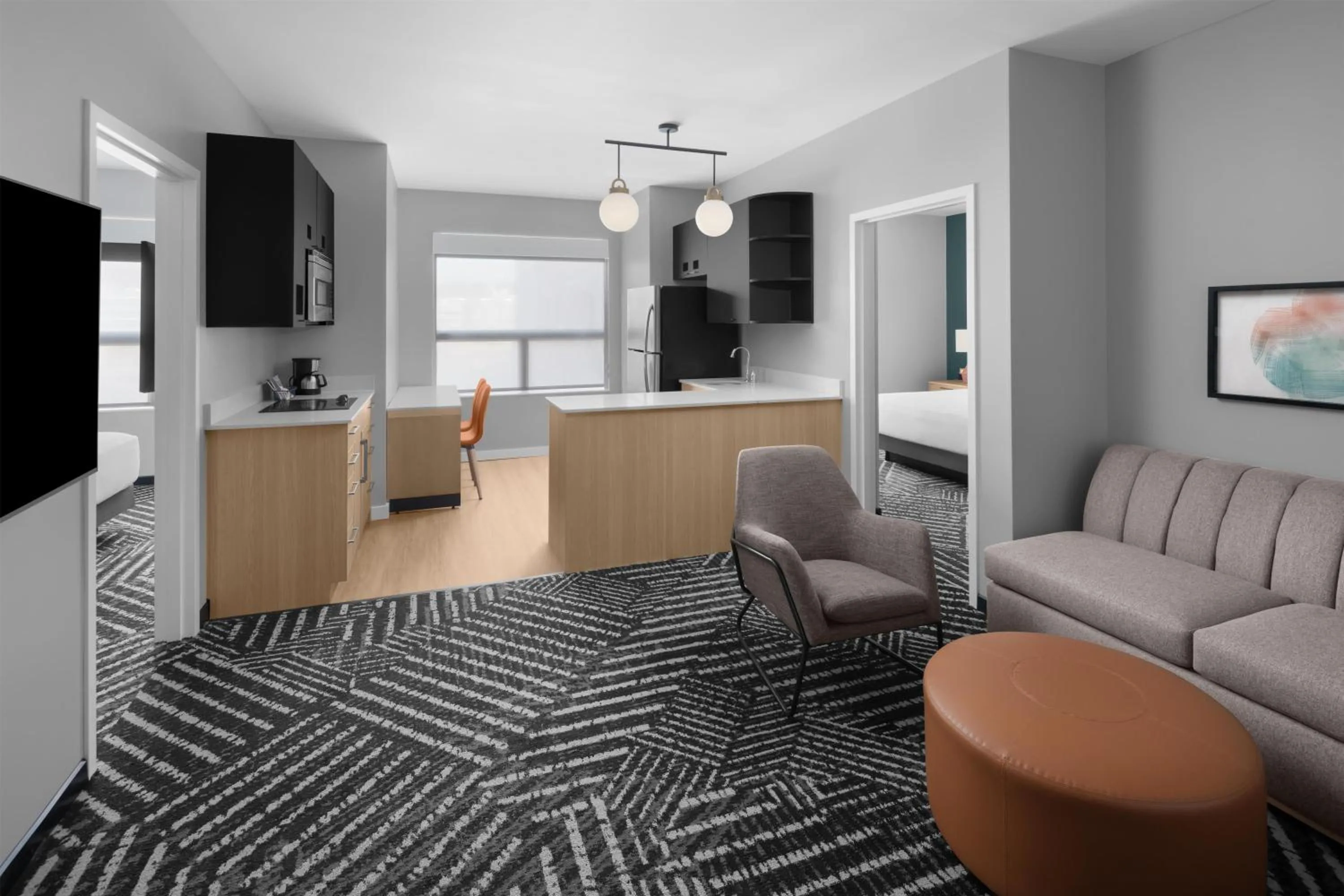 Photo of the whole room in Hyatt House Pittsburgh-South Side