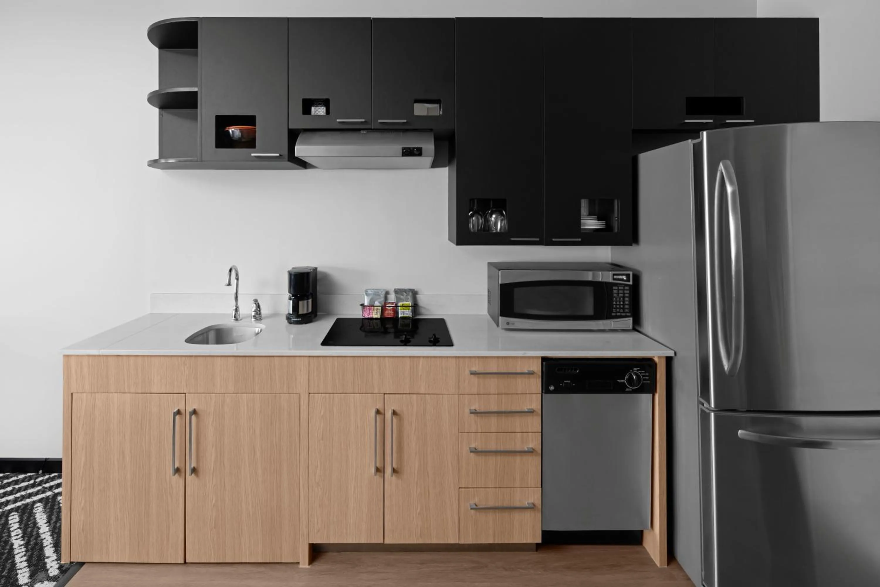 kitchen in Hyatt House Pittsburgh-South Side