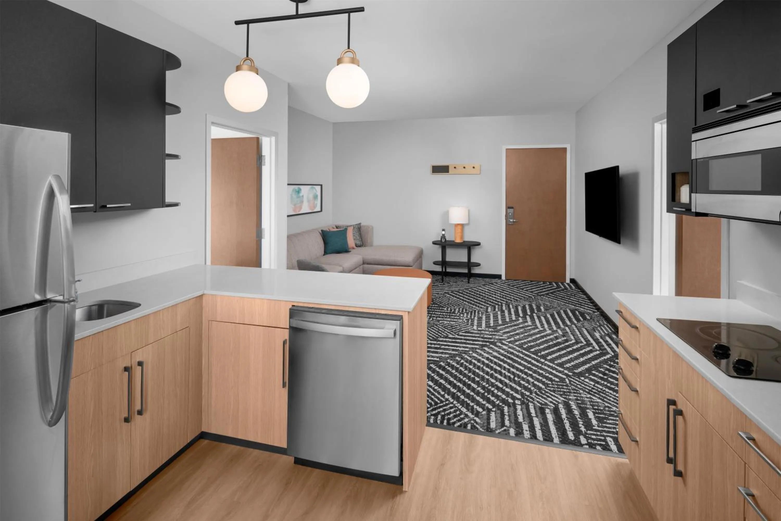 Kitchen or kitchenette in Hyatt House Pittsburgh-South Side