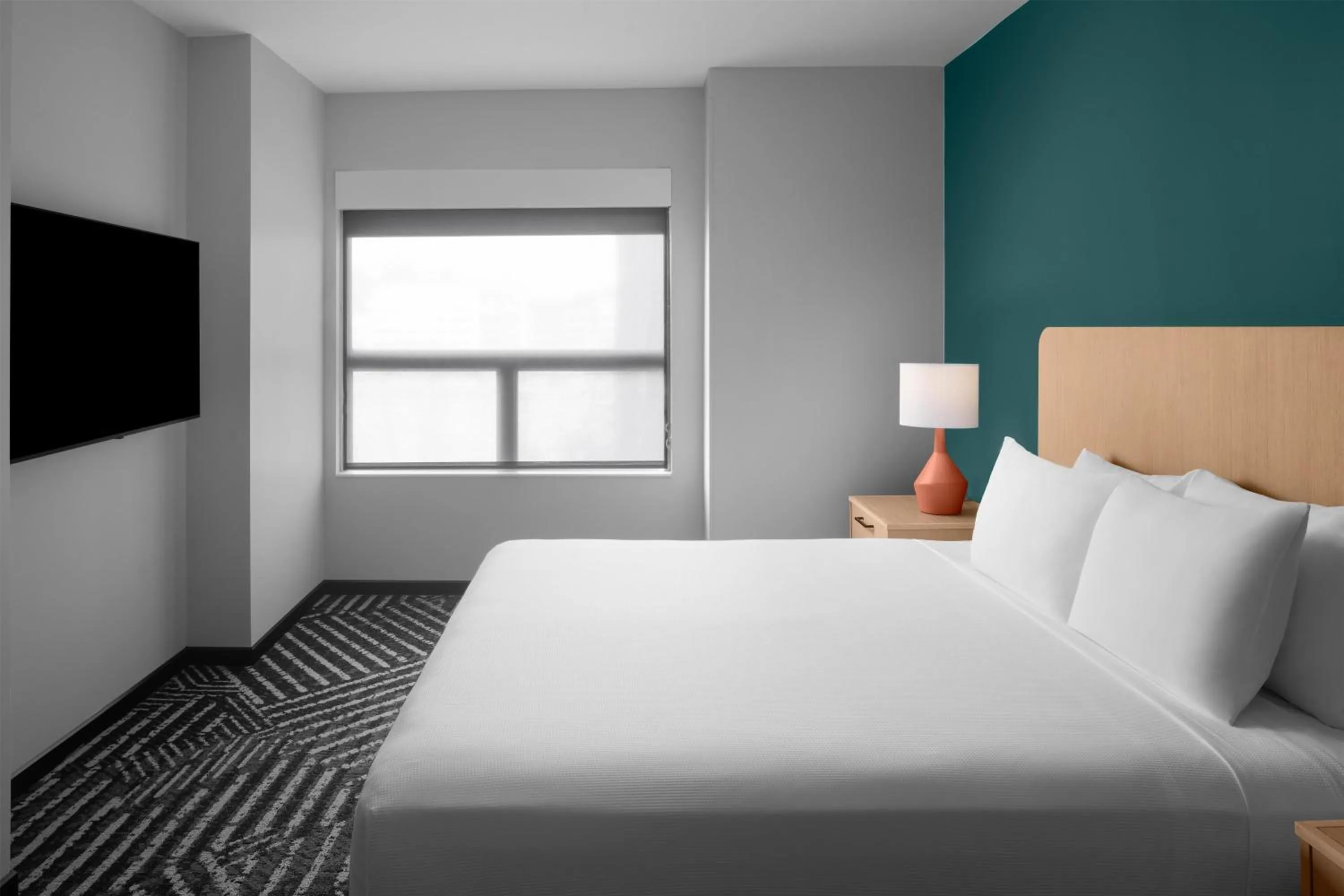 Photo of the whole room, Bed in Hyatt House Pittsburgh-South Side