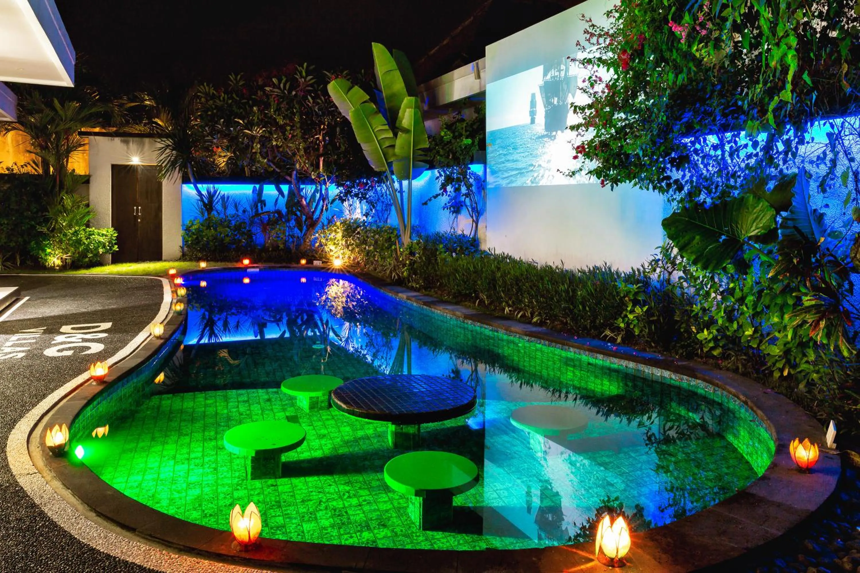 Pool view in D&G Villas Nusa Dua