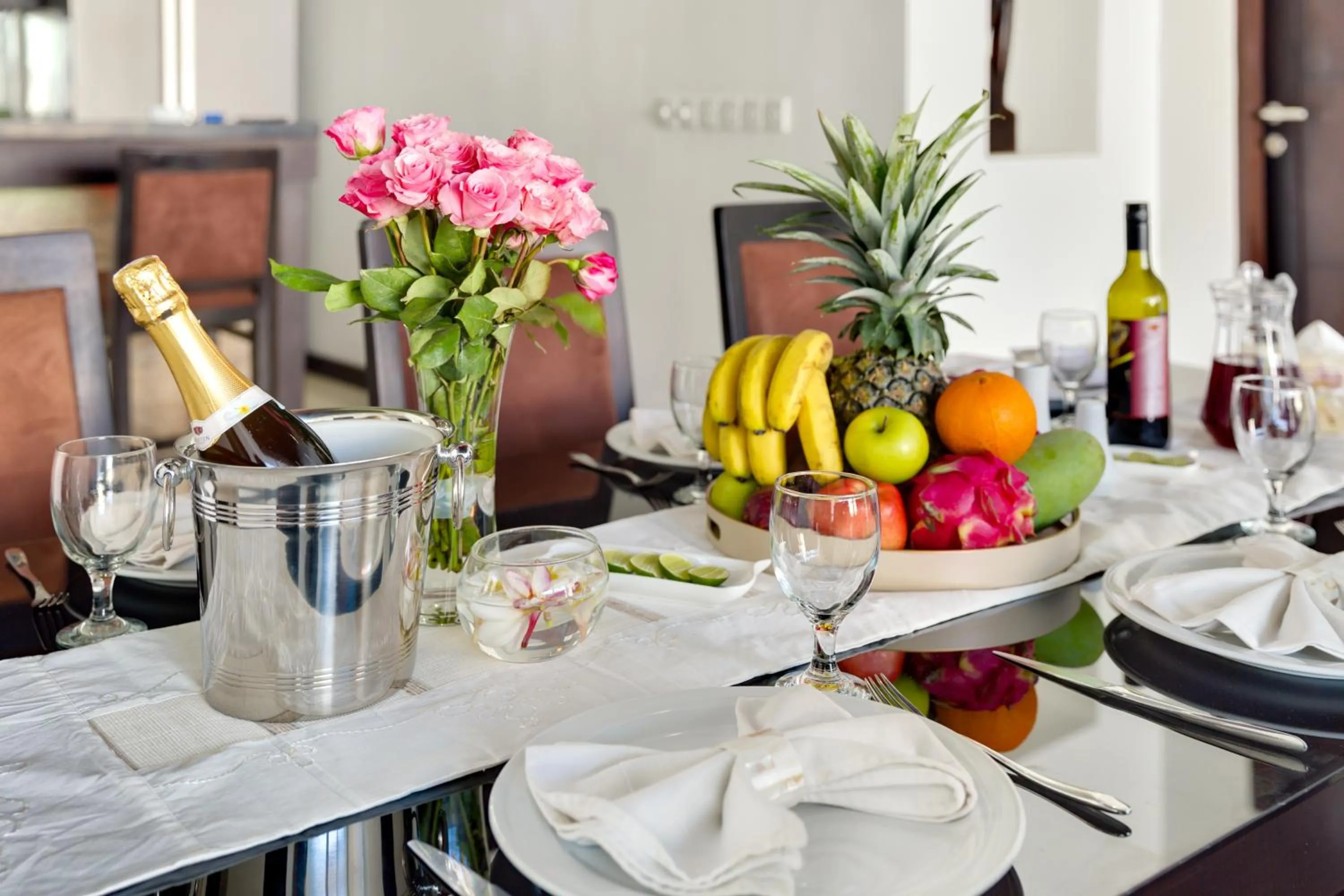 Food and drinks in D&G Villas Nusa Dua