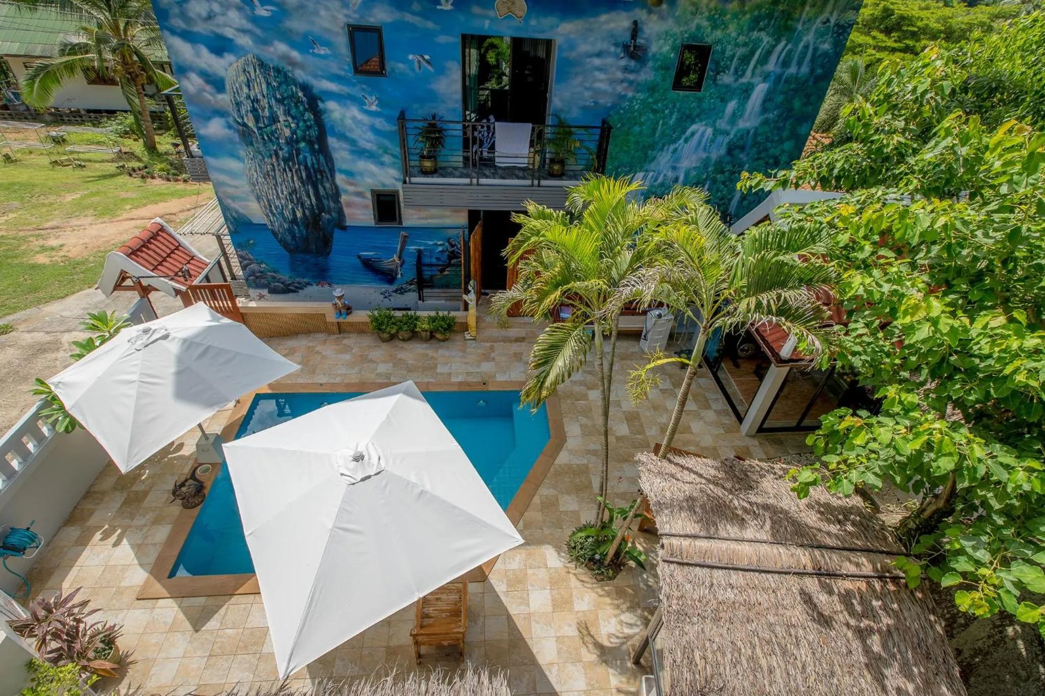 Swimming pool in Penthouse Crystal Bay Apartments