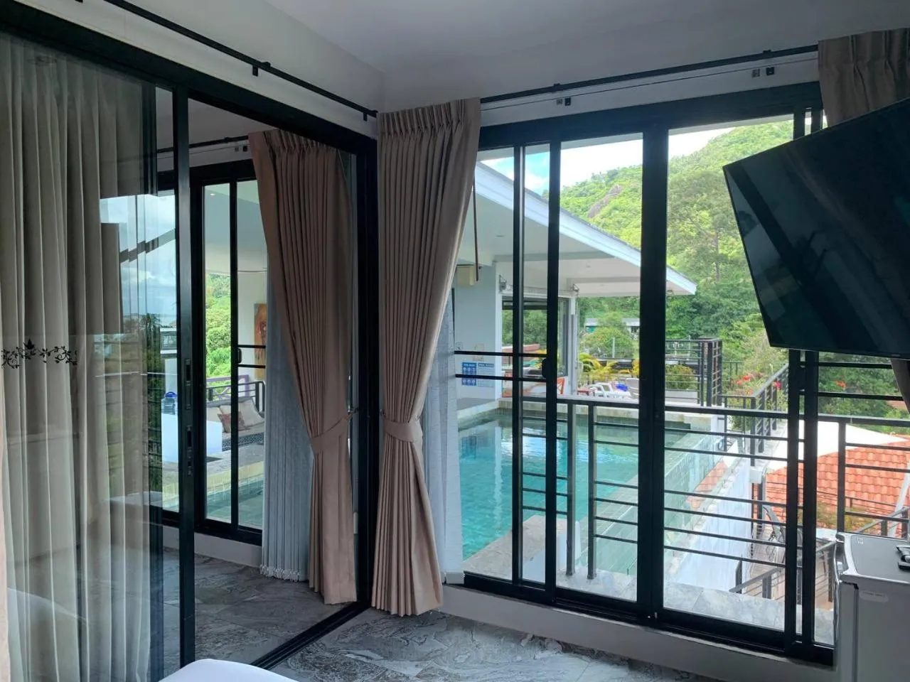 Bedroom in Penthouse Crystal Bay Apartments