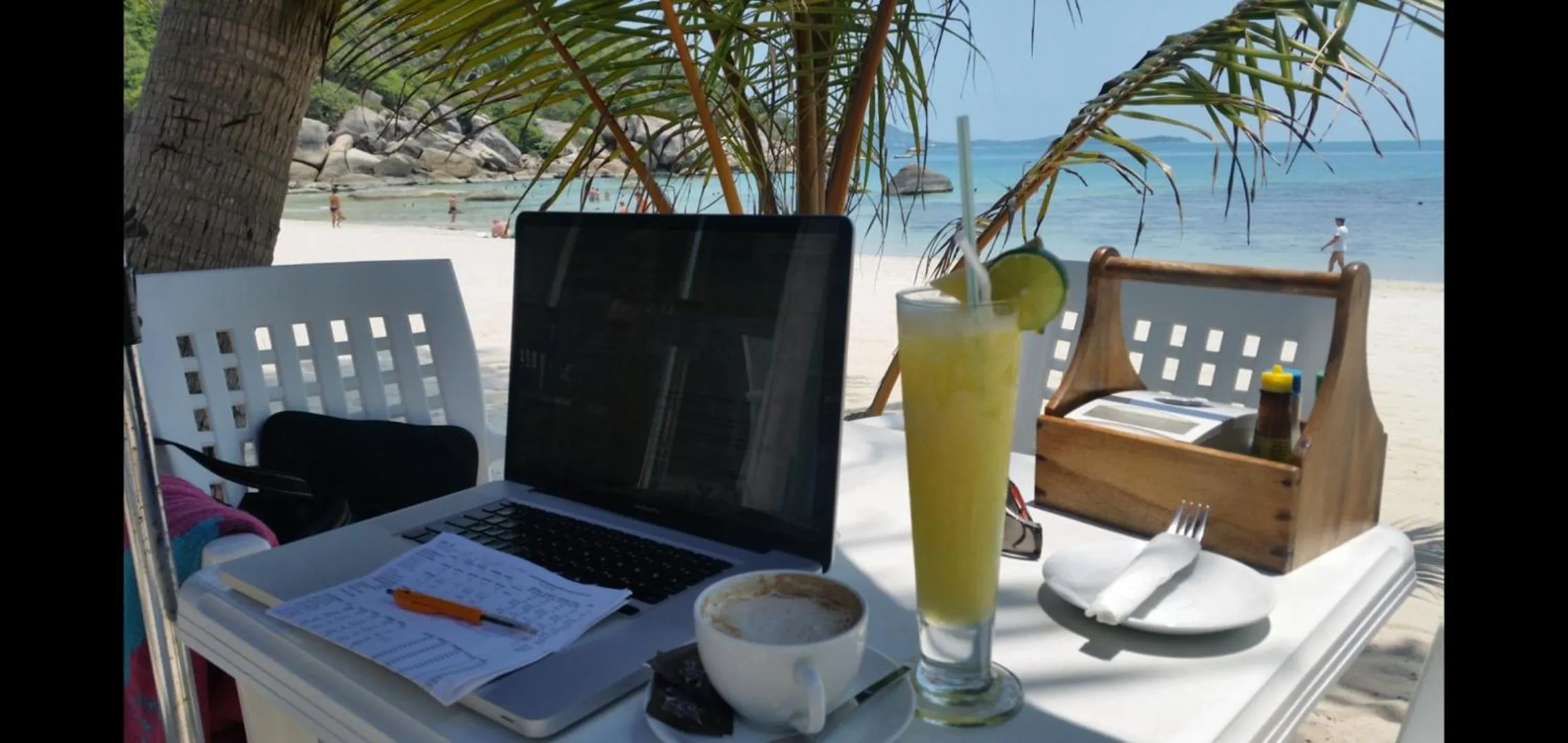 Beach in Penthouse Crystal Bay Apartments