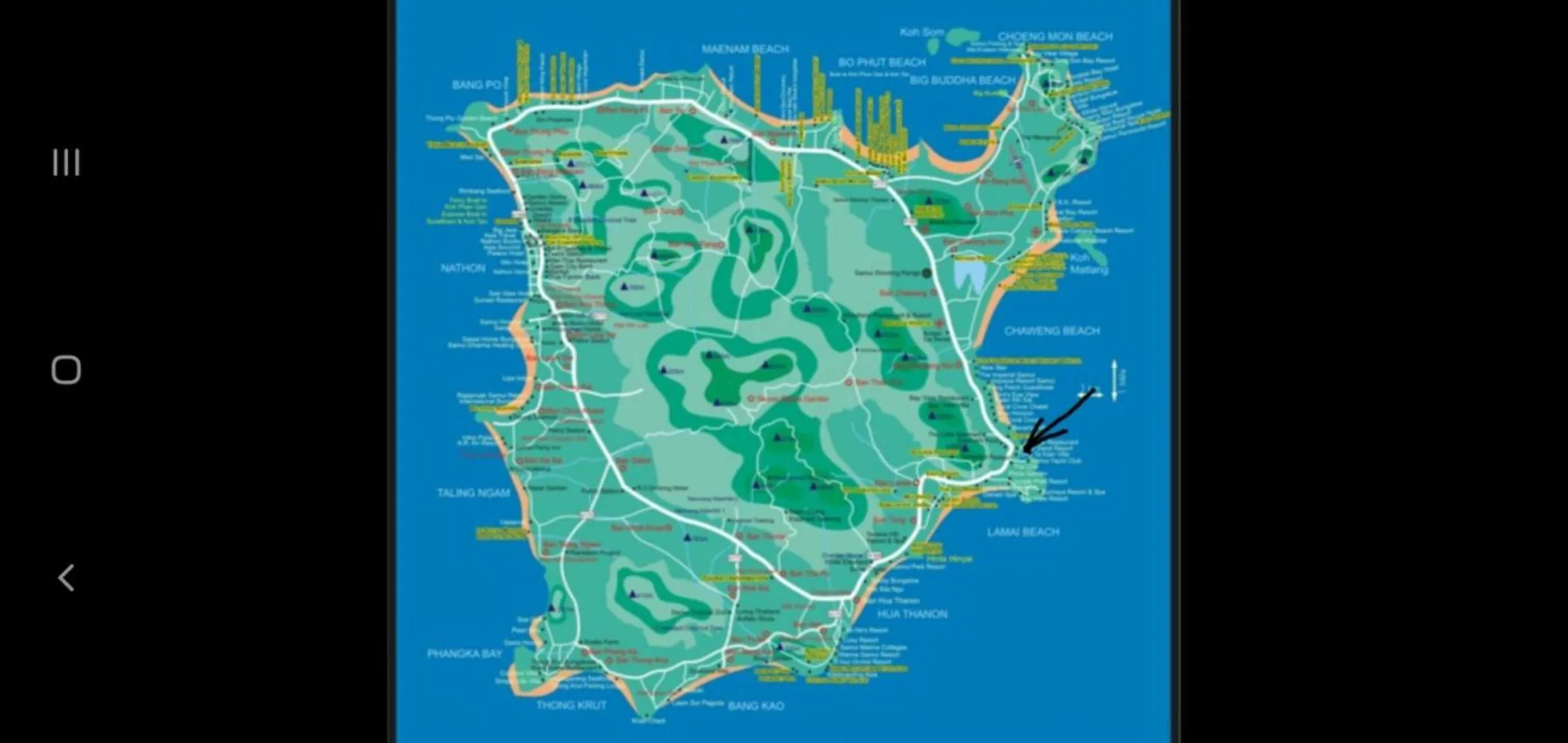 Location in Penthouse Crystal Bay Apartments