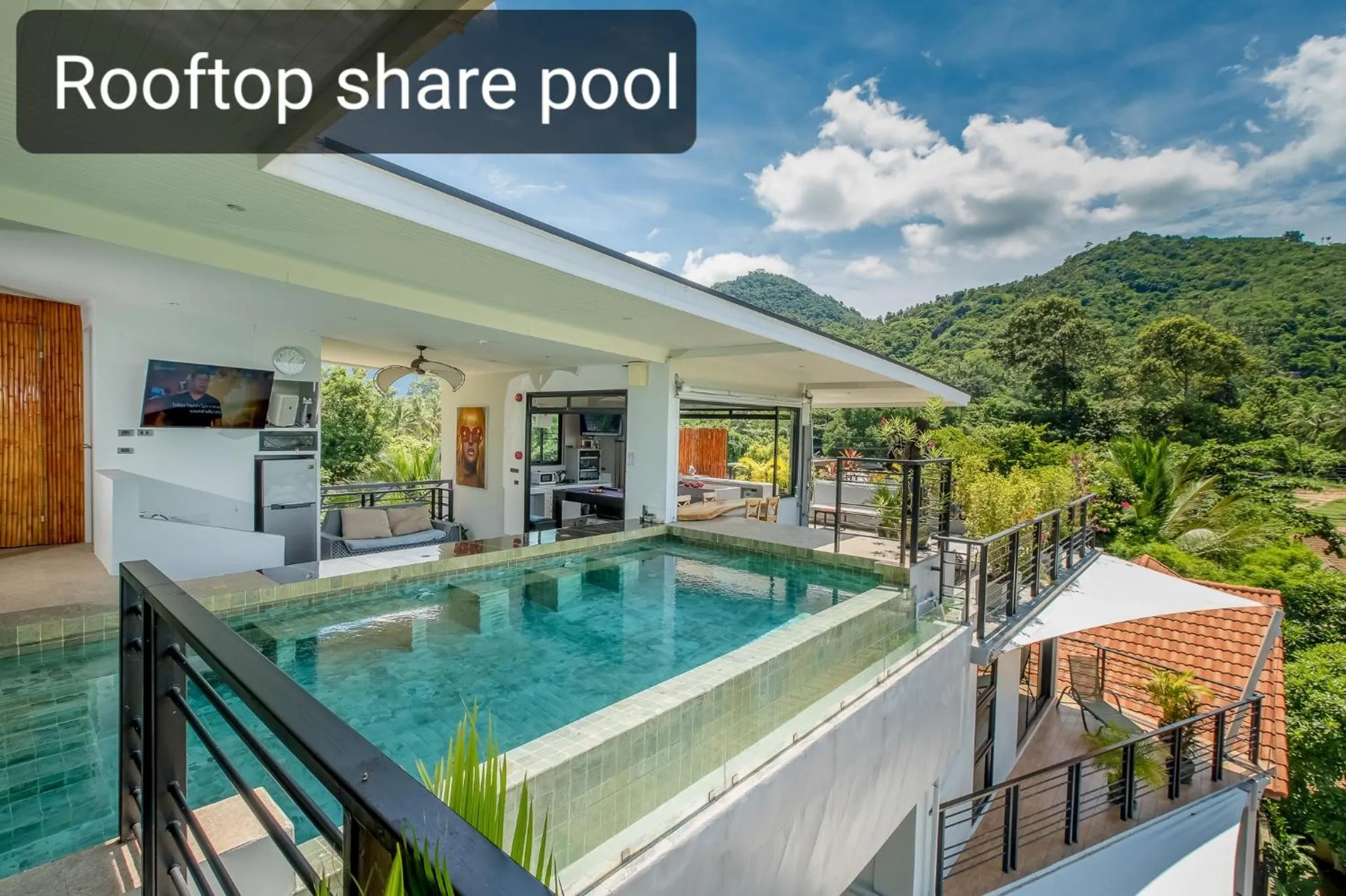 Swimming pool in Penthouse Crystal Bay Apartments