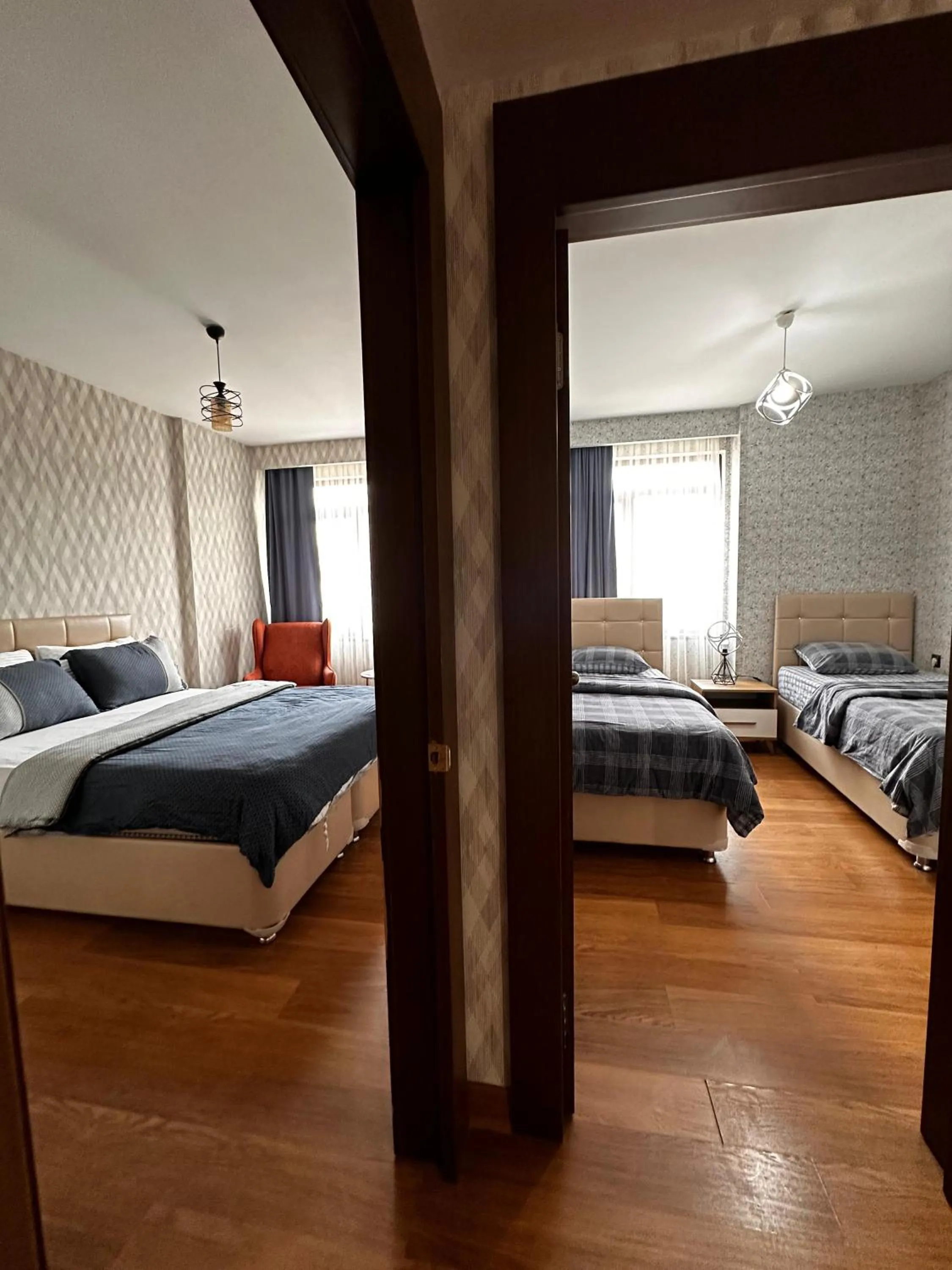 Bed in SABİHA GOKCEN İSTANBUL HOUSES Airport