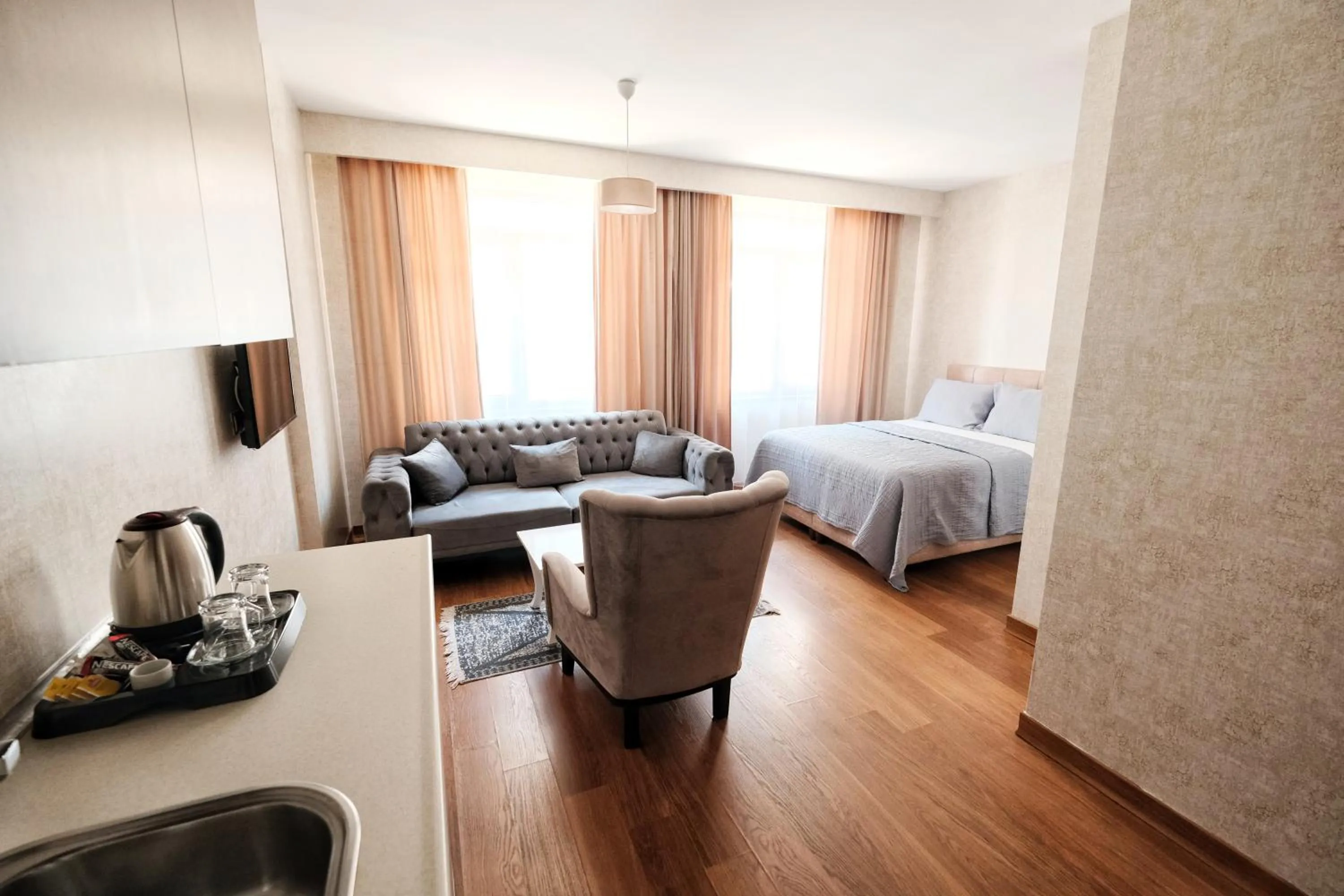 Bed in SABİHA GOKCEN İSTANBUL HOUSES Airport