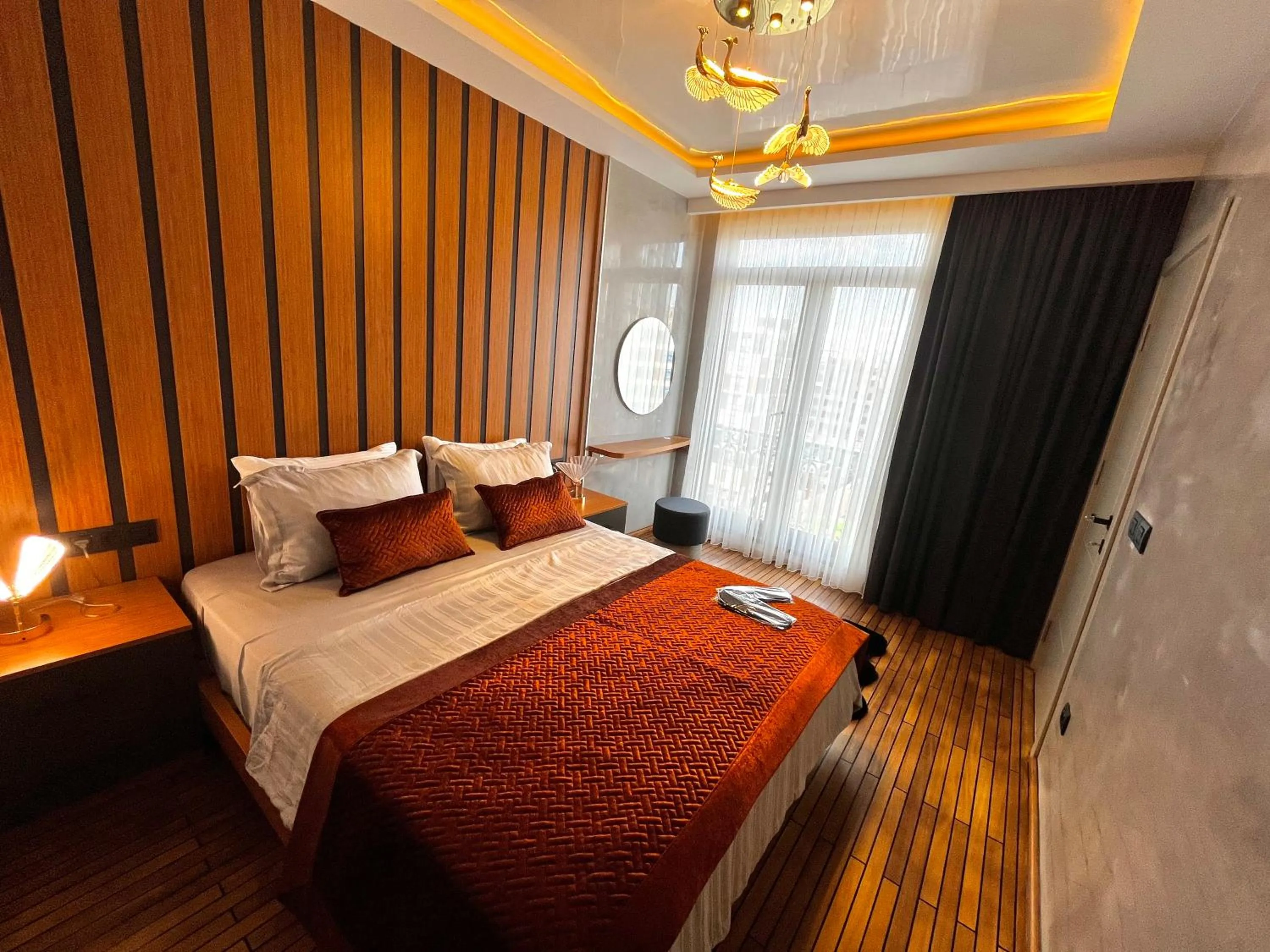 Bed in SABİHA GOKCEN İSTANBUL HOUSES Airport