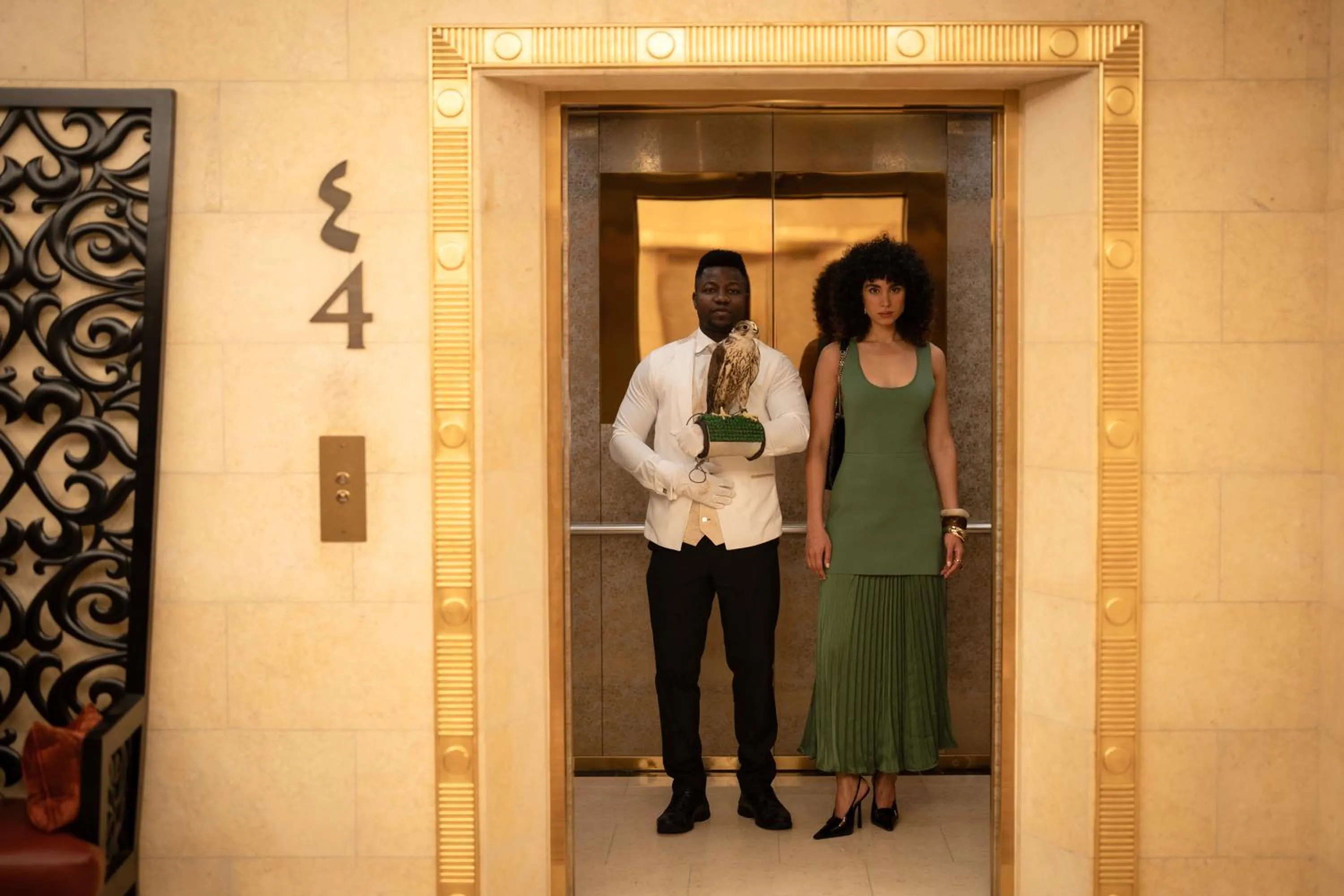 elevator in Raffles Dubai