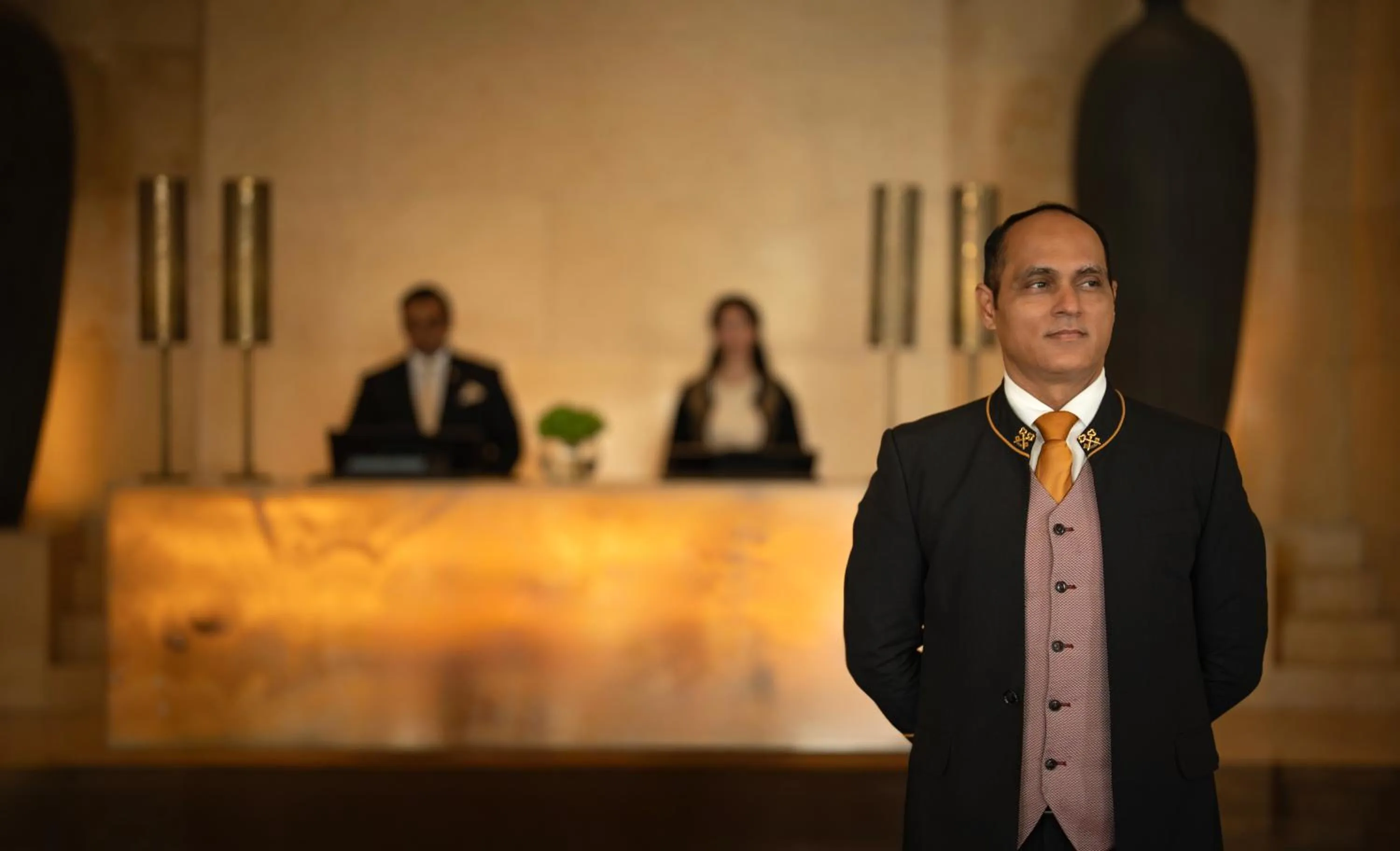 Lobby or reception in Raffles Dubai