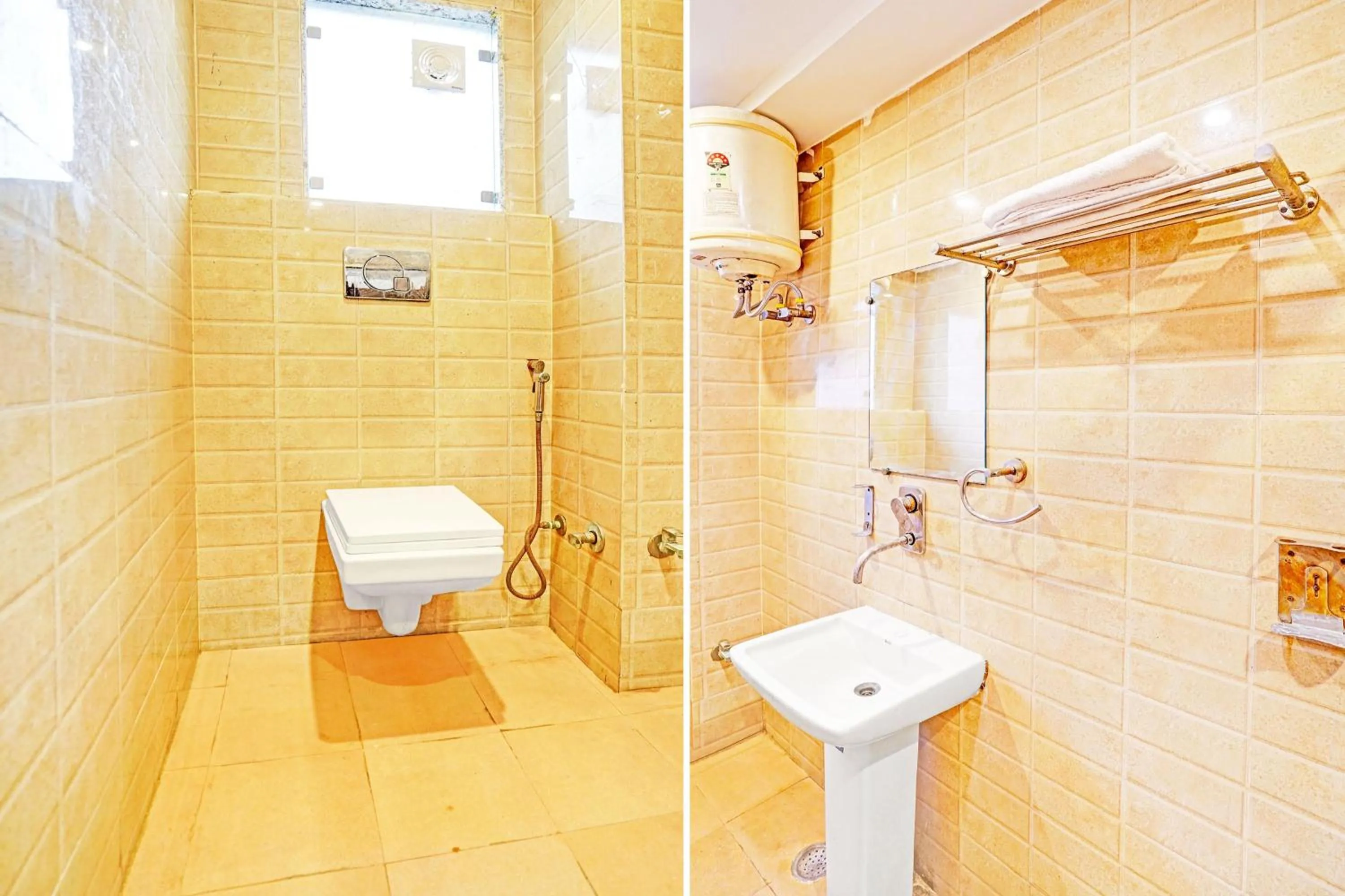 Bathroom in Super Collection O Tilak Nagar Near Pacific Mall
