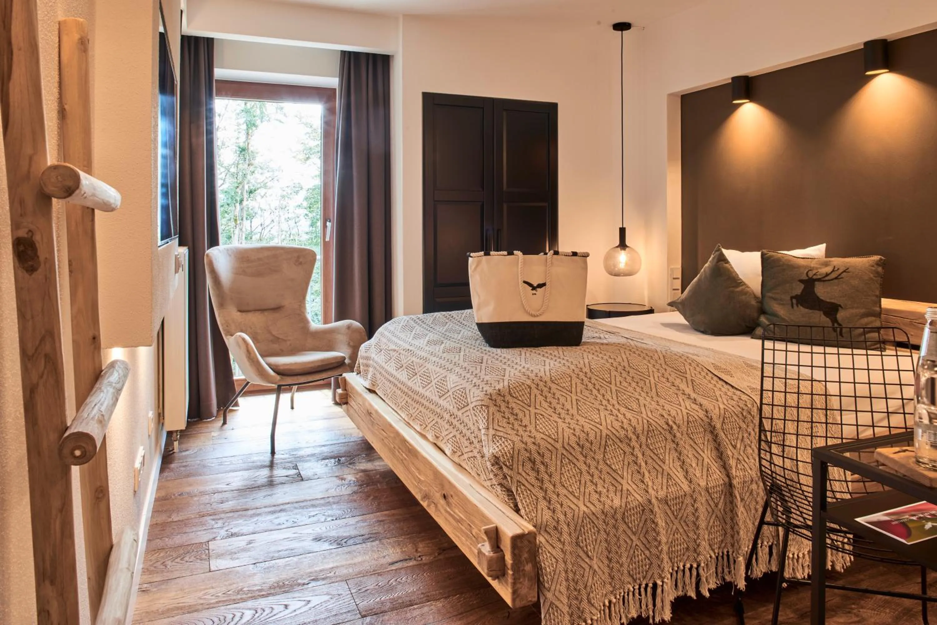 Photo of the whole room, Bed in Berghotel Lothar-Mai-Haus