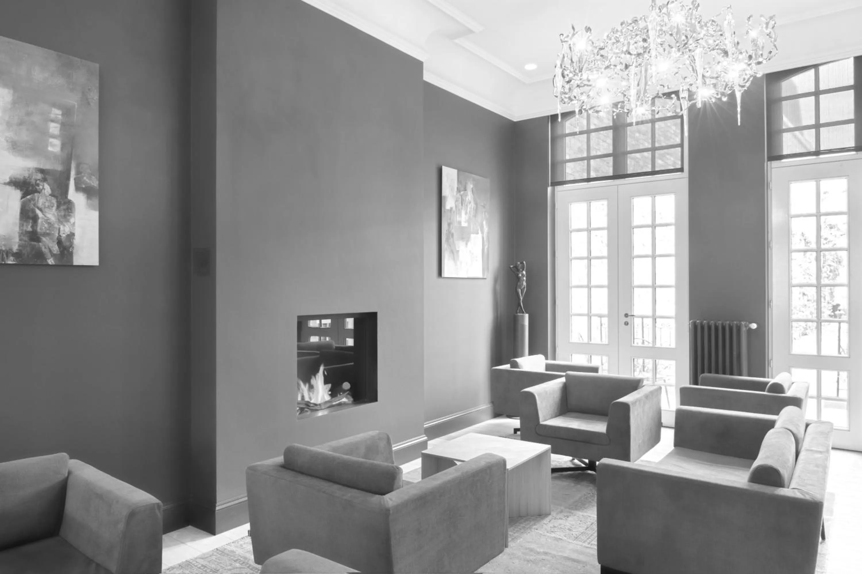 Garden view in B&B 't Withuis