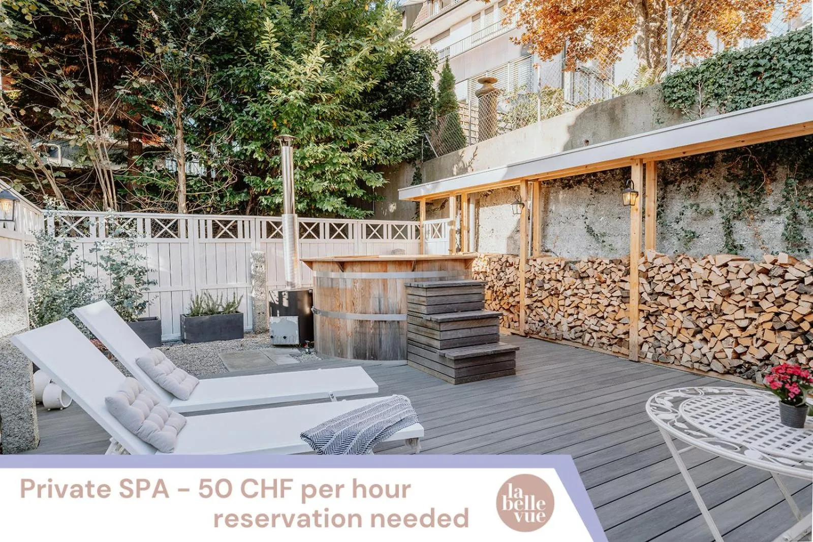 Hot Tub in la belle vue Boutique Hotel & Café