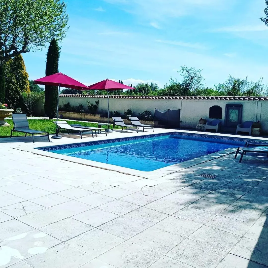 Swimming pool in LE MAS DES FLANERAIES