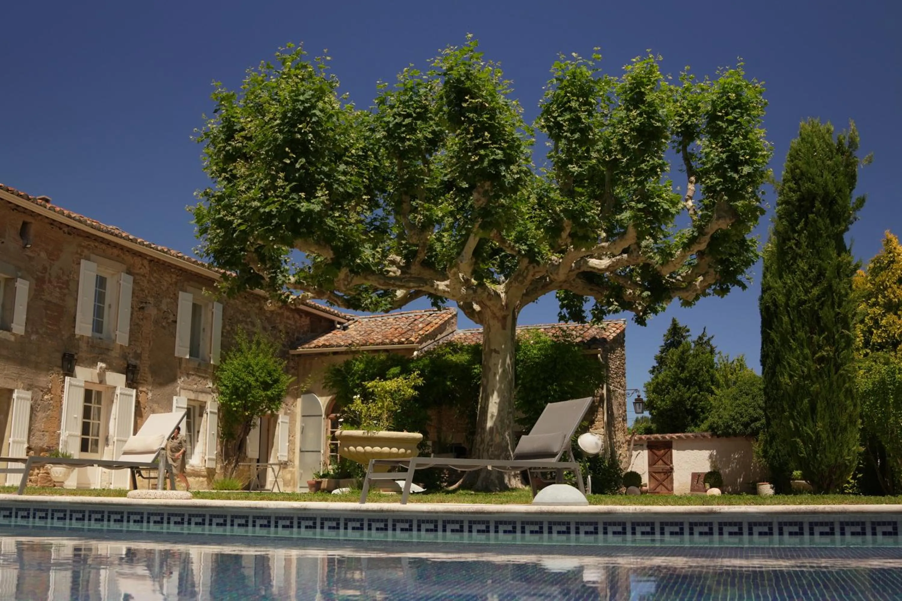 Garden in LE MAS DES FLANERAIES